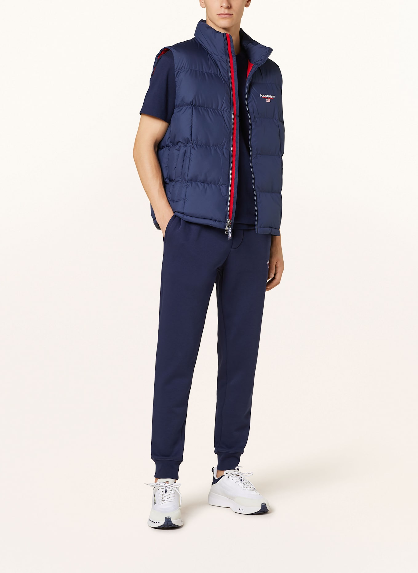 POLO SPORT Quilted vest: DARK BLUE