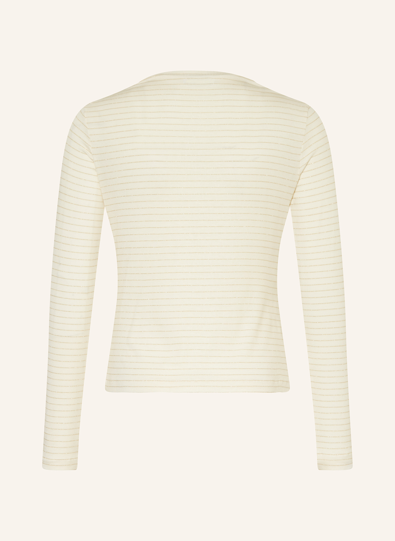 ELSY Longsleeve mit Glitzergarn: ECRU