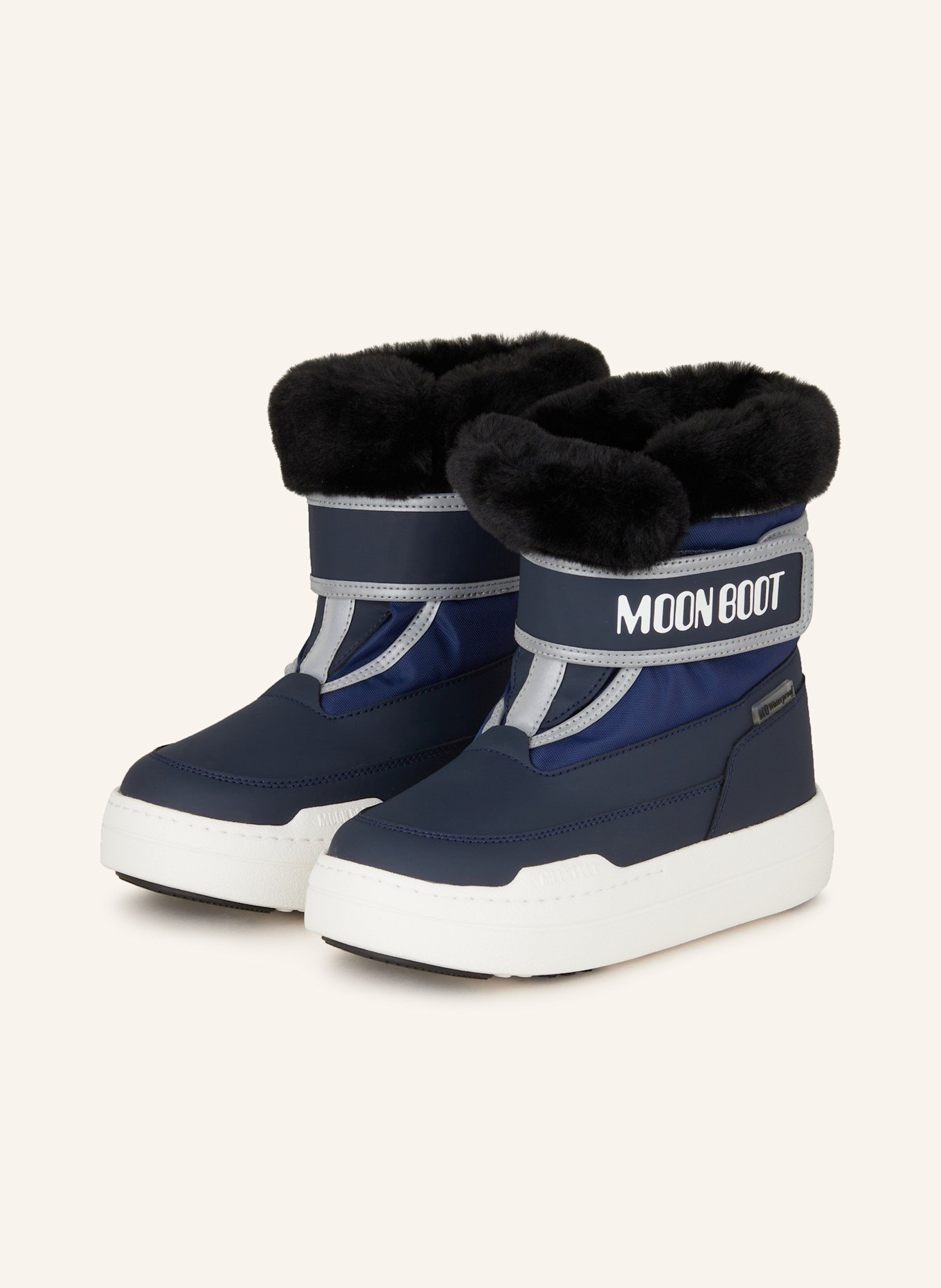 MOON BOOT Moon Boots PARK STRAP: DUNKELBLAU