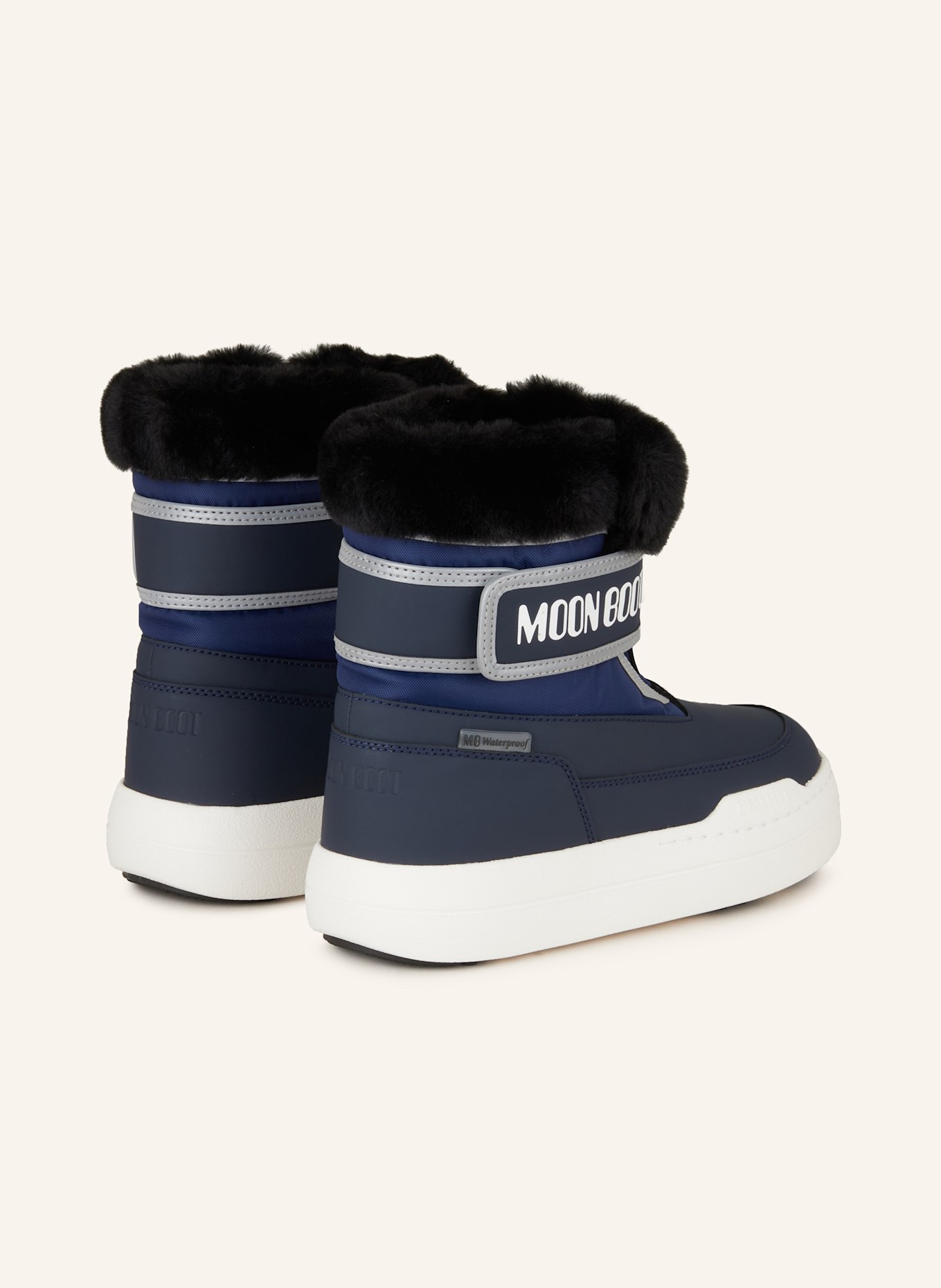 MOON BOOT Moon Boots PARK STRAP: DUNKELBLAU