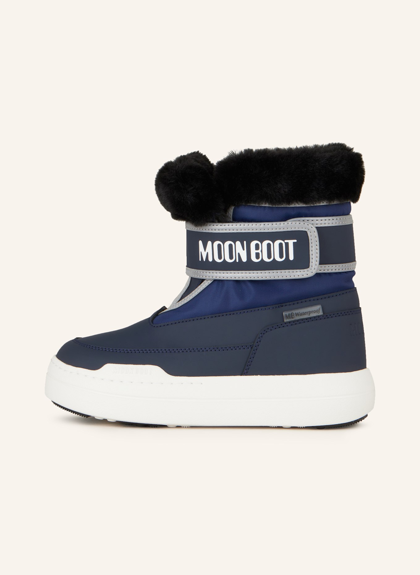 MOON BOOT Moon Boots PARK STRAP: DUNKELBLAU