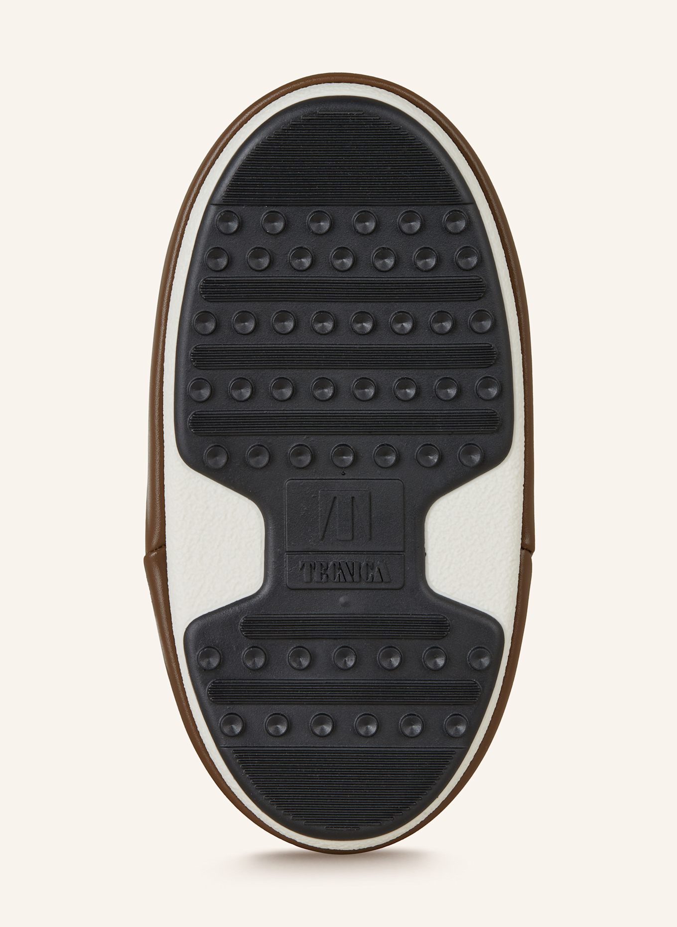 MOON BOOT Moon Boots ICON FLOWER: BRAUN / BLAU / CREME