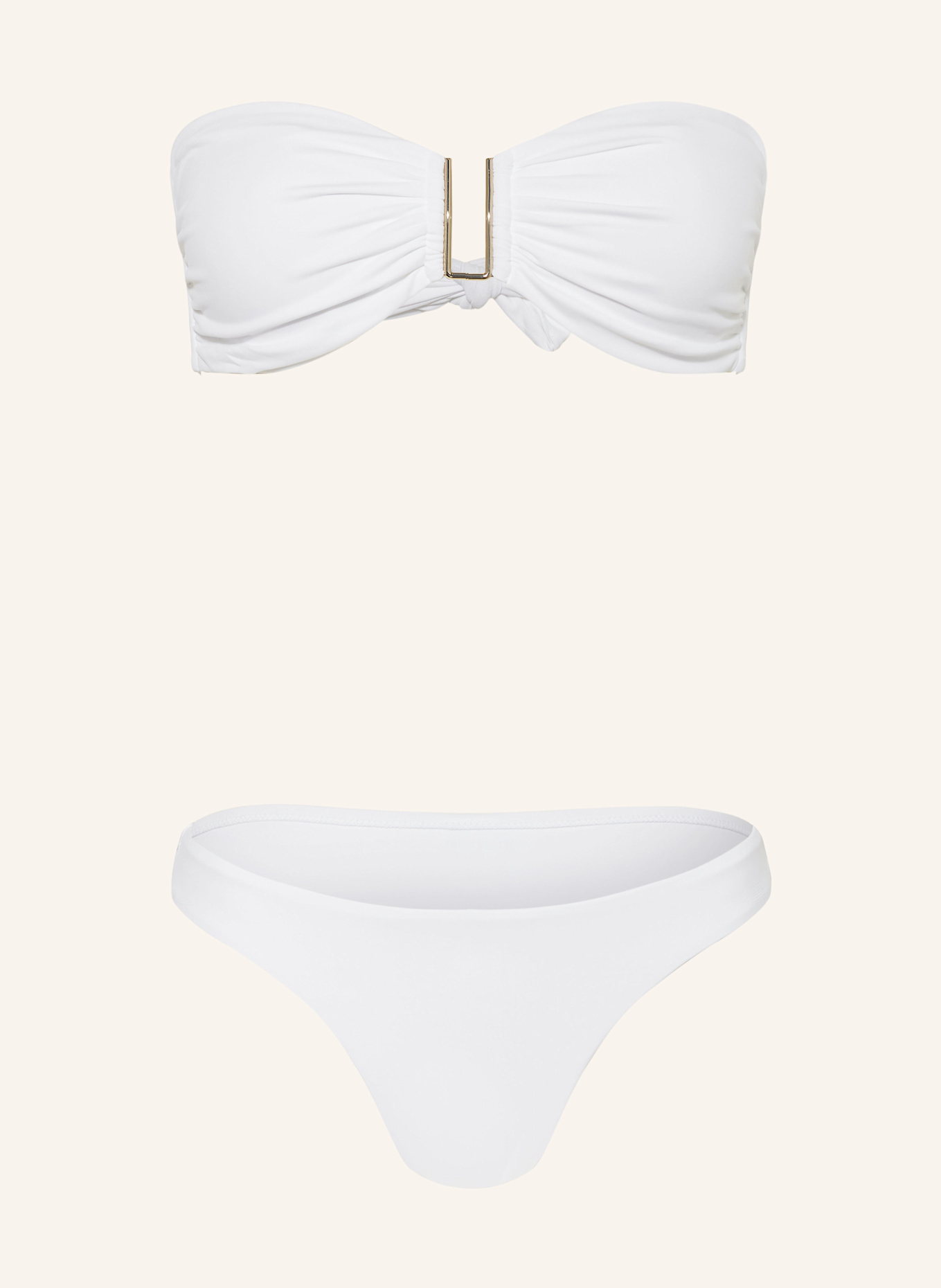 MELISSA ODABASH Bandeau-Bikini BARCELONA: WEISS
