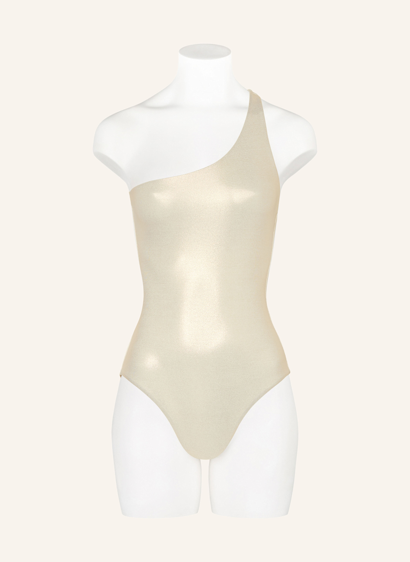 MELISSA ODABASH One-shoulder swimsuit MADRID in ecru