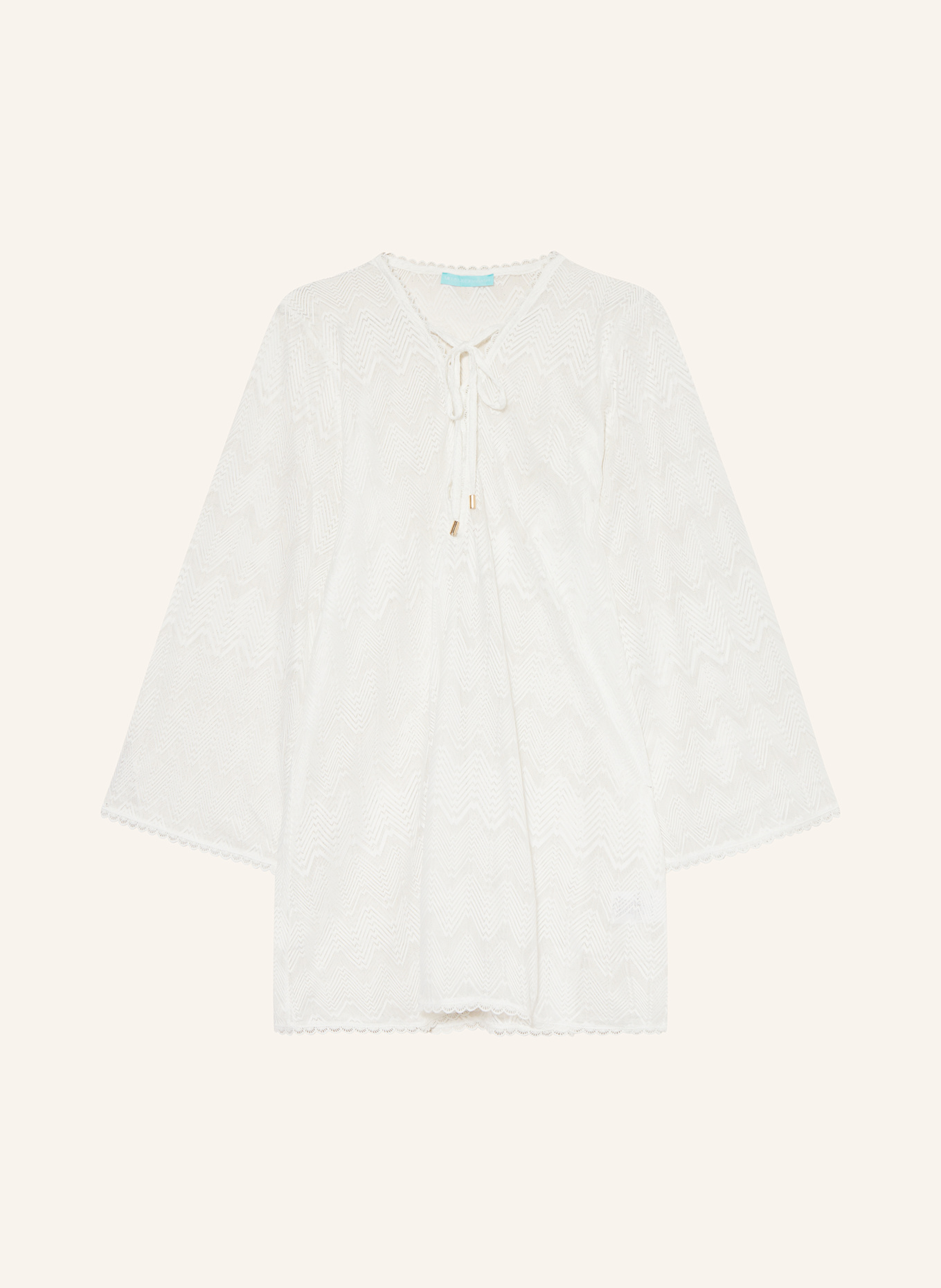 MELISSA ODABASH Kaftan KEIRA: BÍLÁ