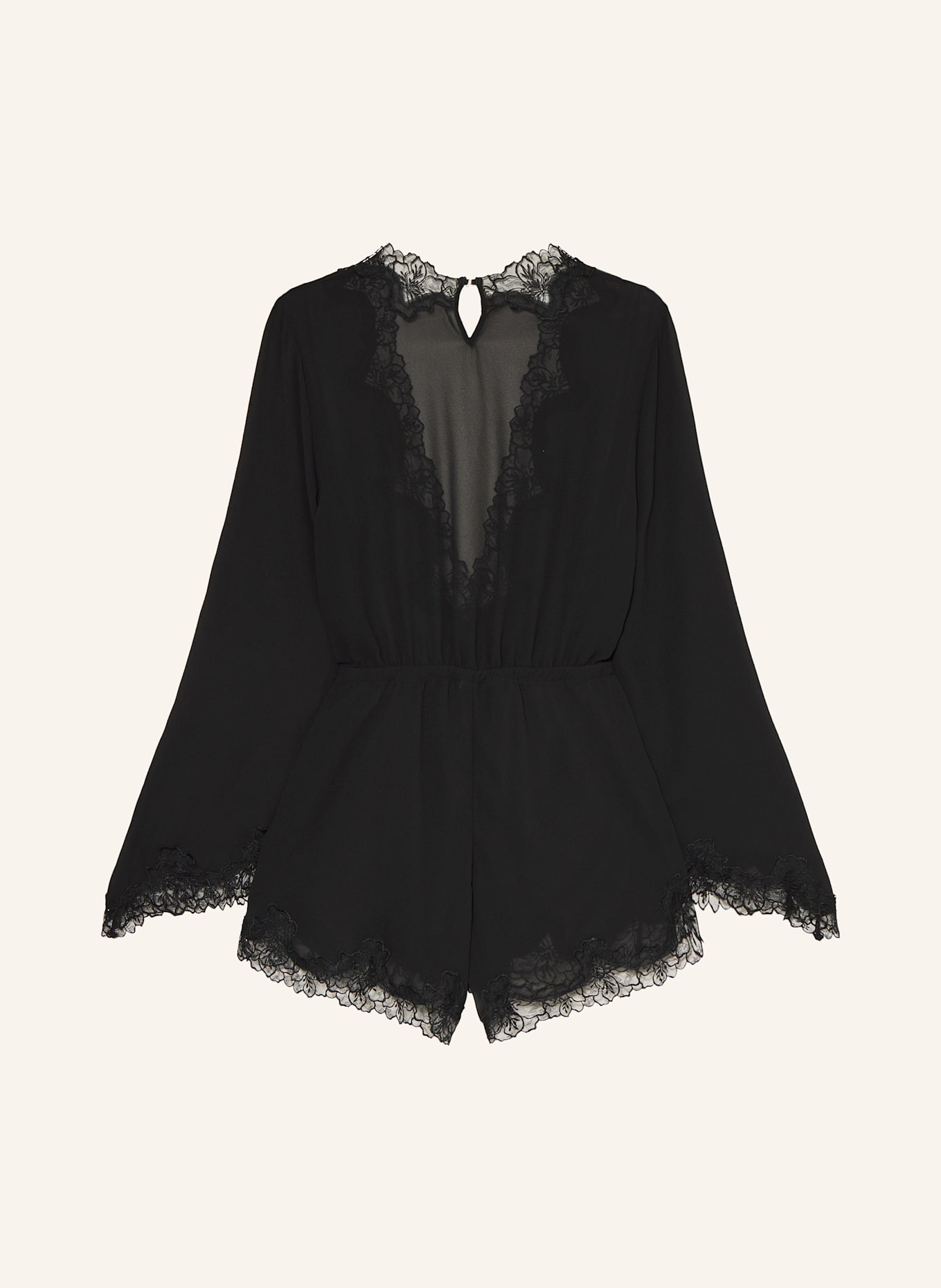 BLUEBELLA JULIANNE sleep jumpsuit: BLACK