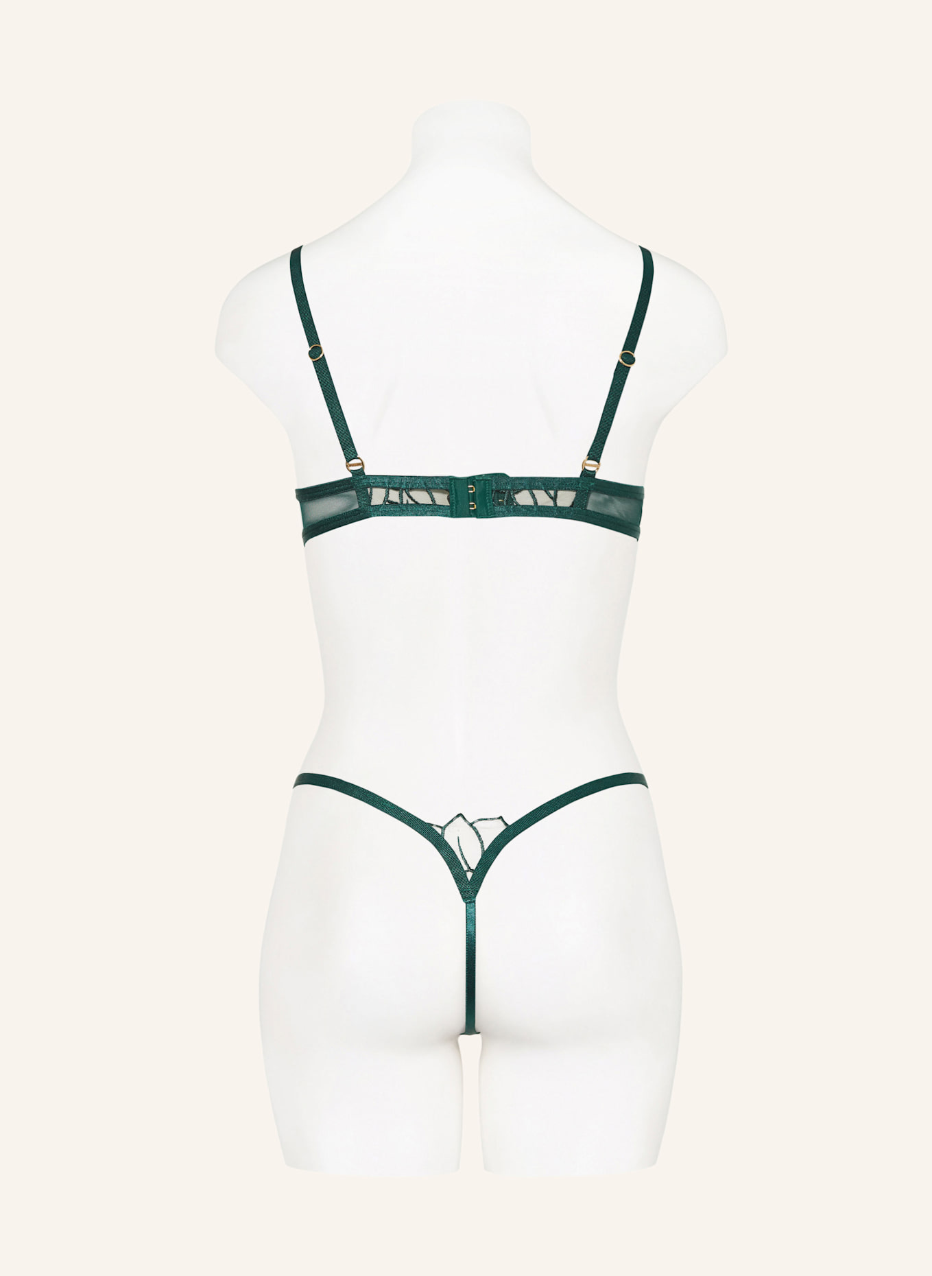 BLUEBELLA Stringi LAUREL: CIEMNOZIELONY