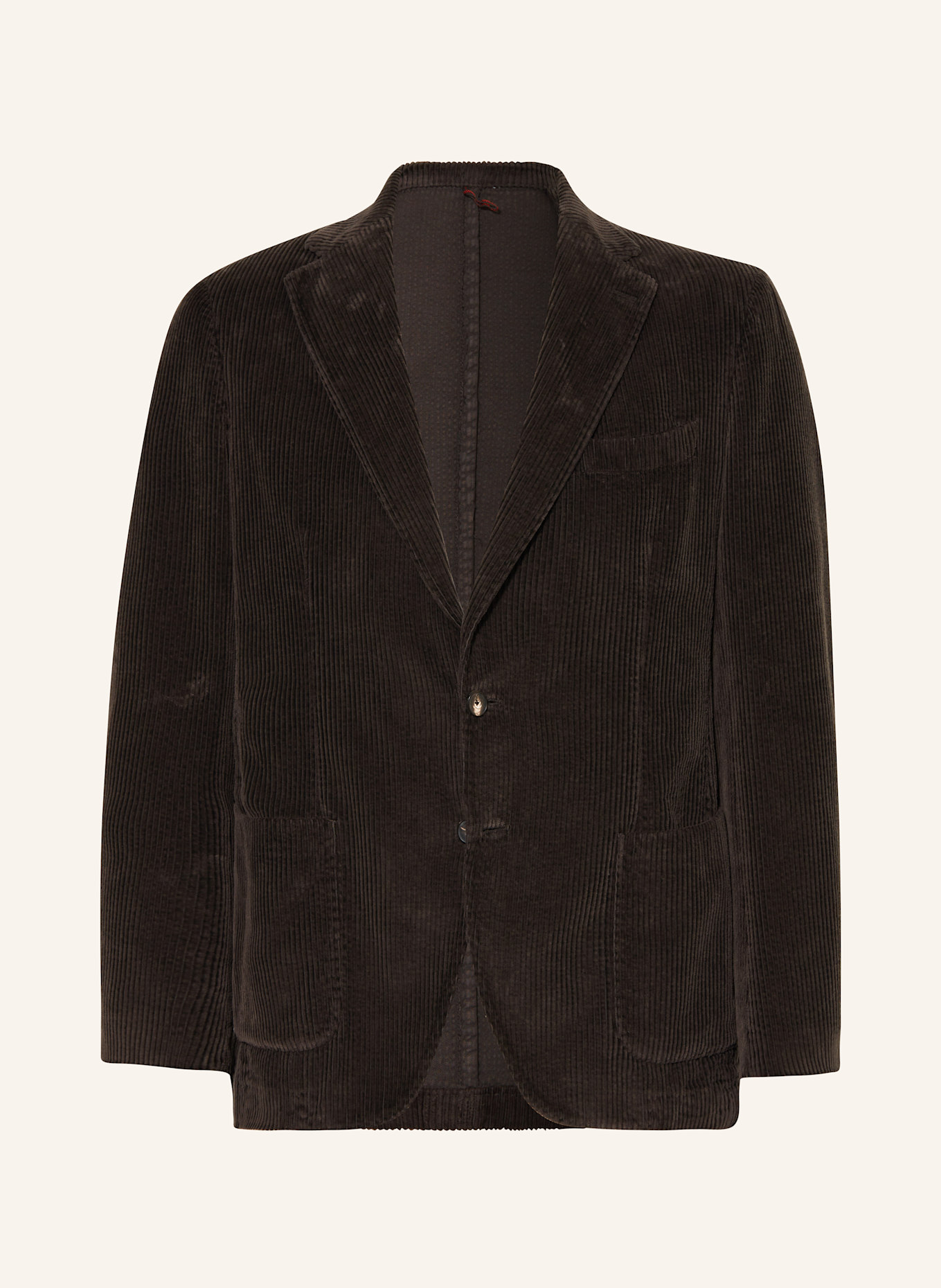 SANTANIELLO Cordsakko Slim Fit: DUNKELBRAUN