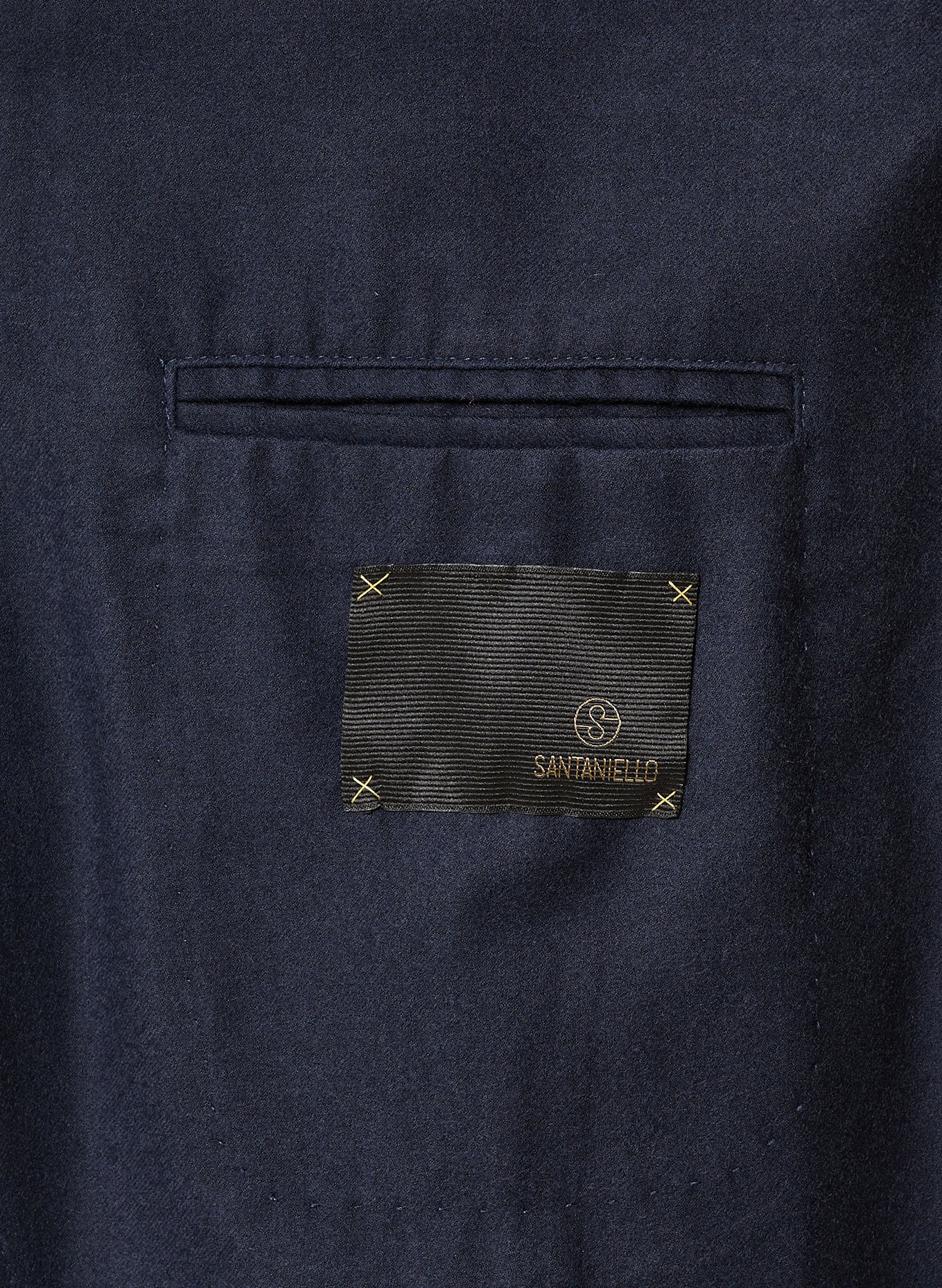 SANTANIELLO Flanell-Anzug Extra Slim Fit: 78B DUNKEL BLAU