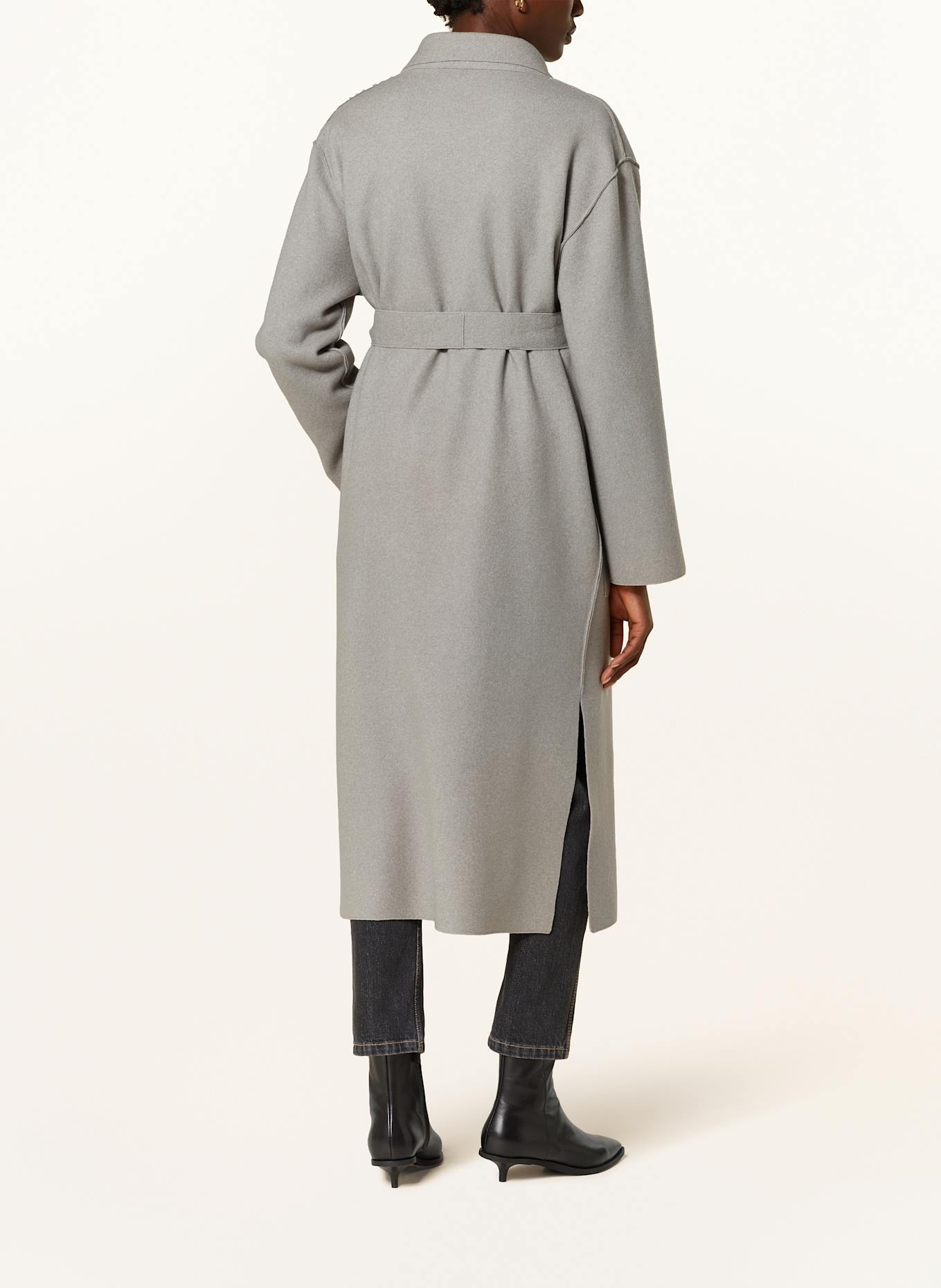 lunaria cashmere Kašmírový kabát: SVĚTLE ŠEDÁ