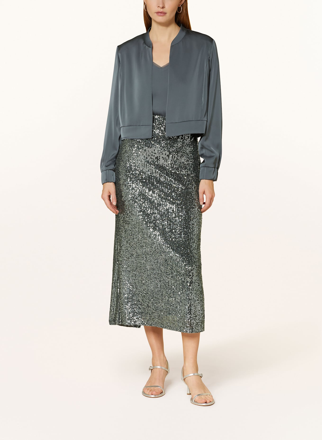 V by Vera Mont Rock mit Pailletten: OLIV