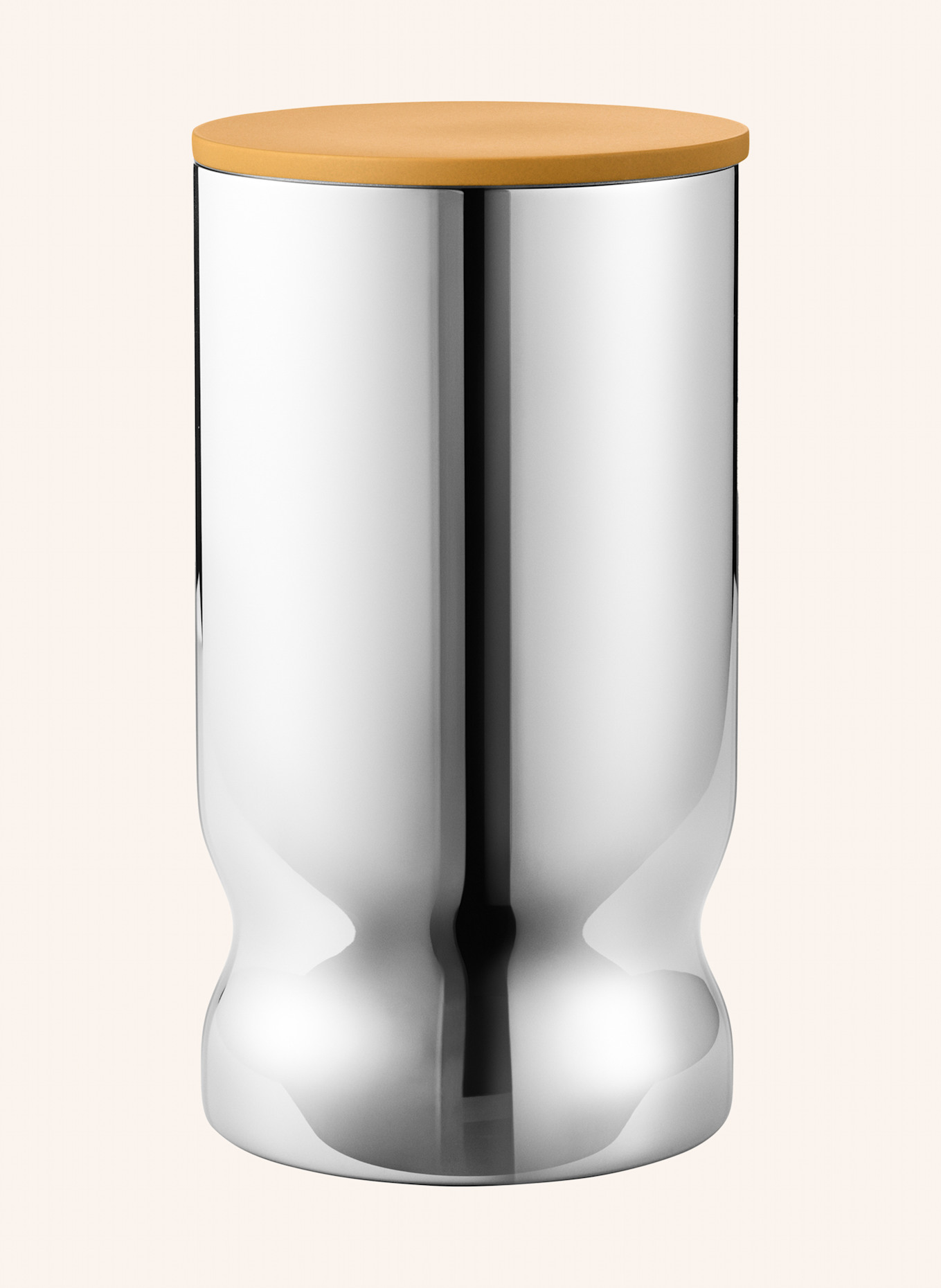 GEORG JENSEN Vorratsdose ALFREDO MEDIUM: SILBER / GELB