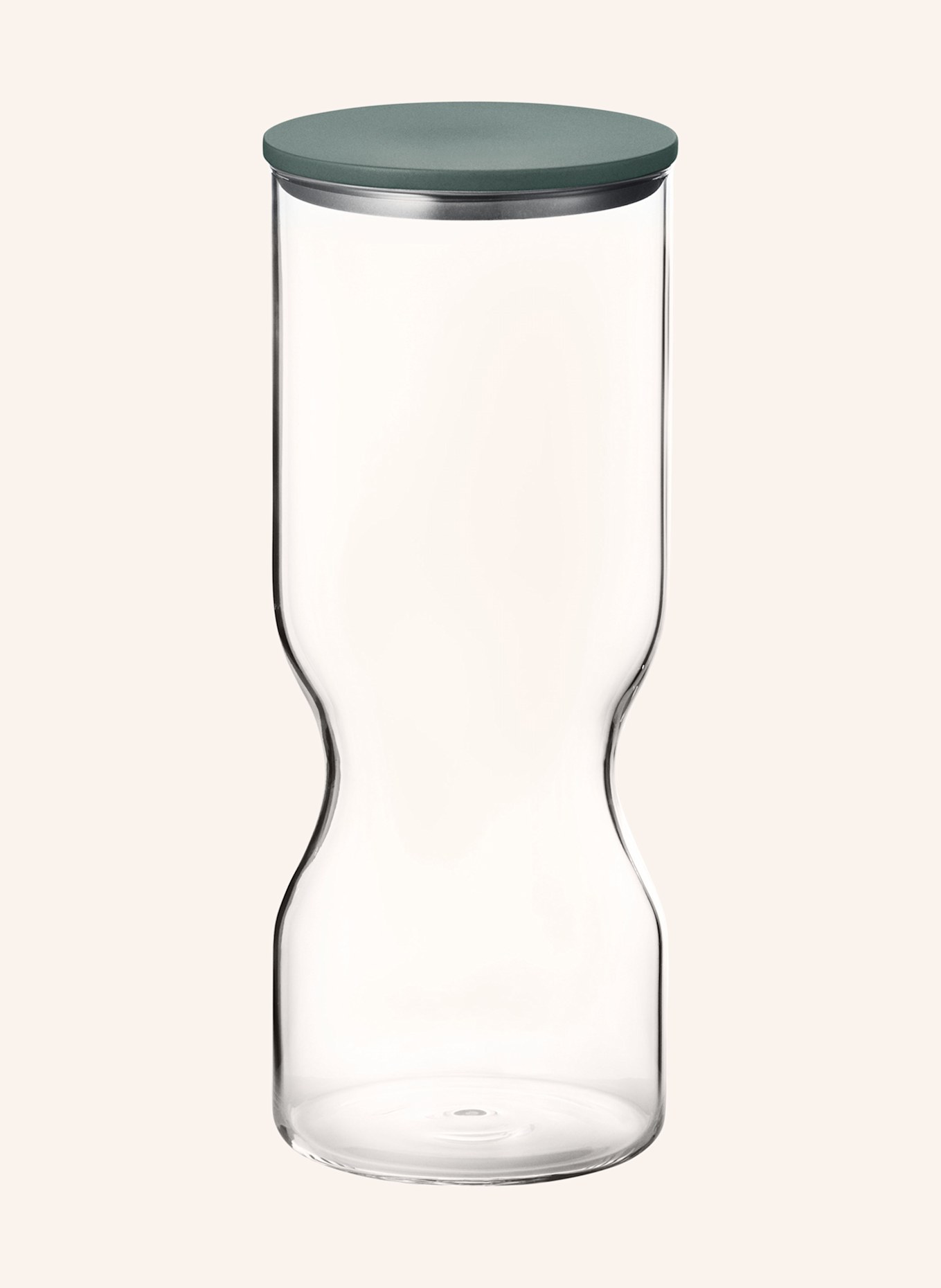 GEORG JENSEN Vorratsdose ALFREDO LARGE: WEISS / PETROL