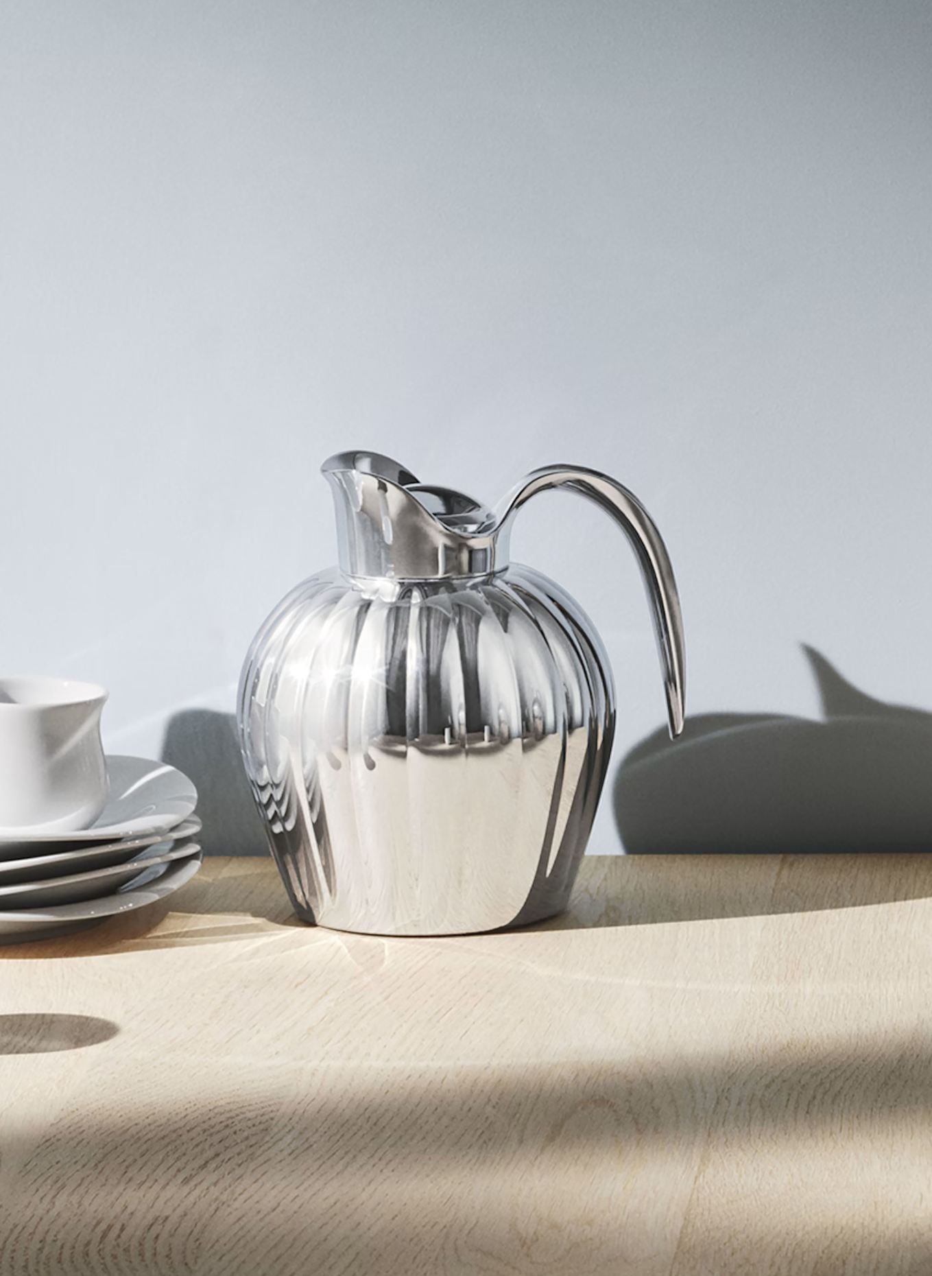 GEORG JENSEN Vacuum jug BERNADOTTE: SILVER