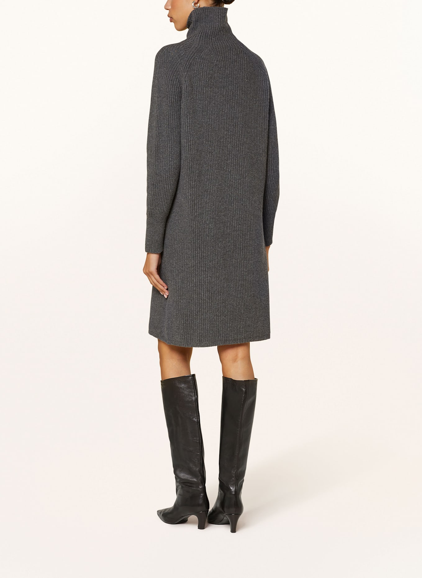 Max Mara STUDIO Knit dress EBRIDI in dark gray