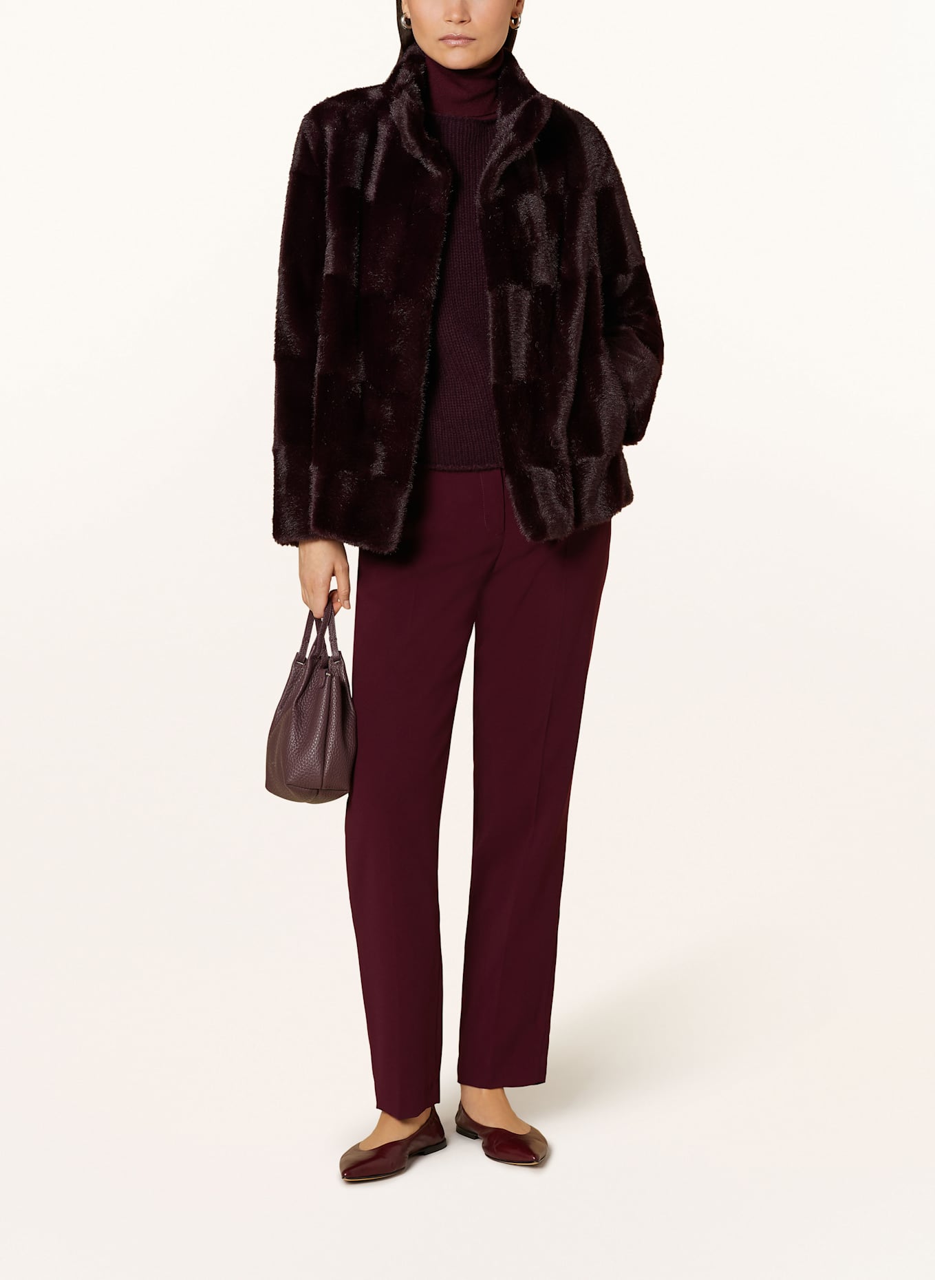 HOBBS ANDREA faux fur jacket
