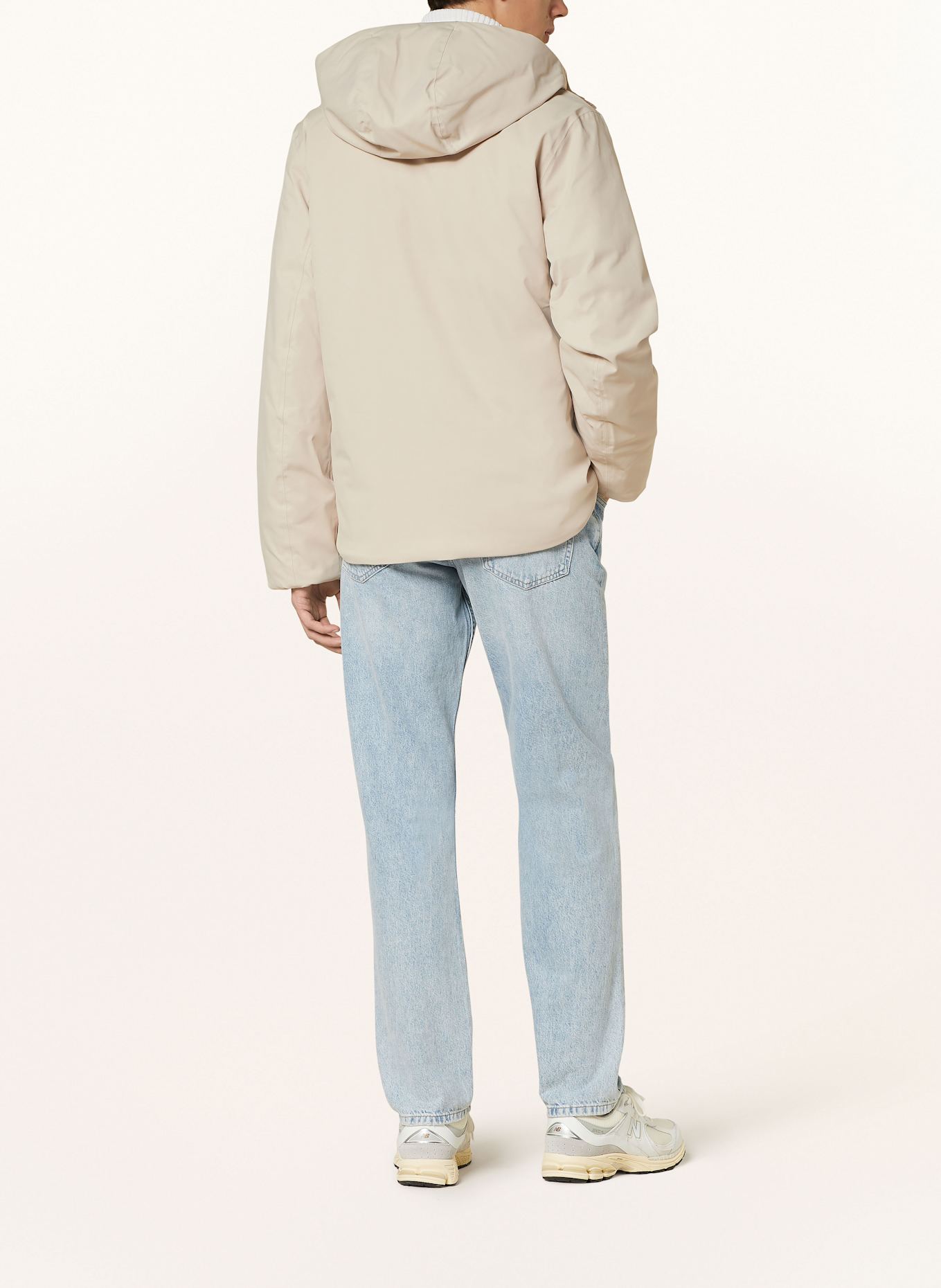 White k way jacket outlet