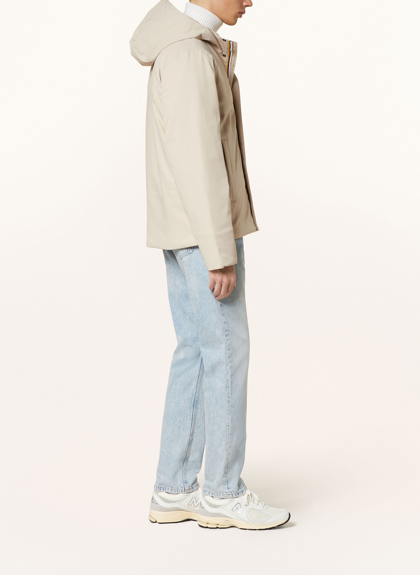 White k way jacket cheap