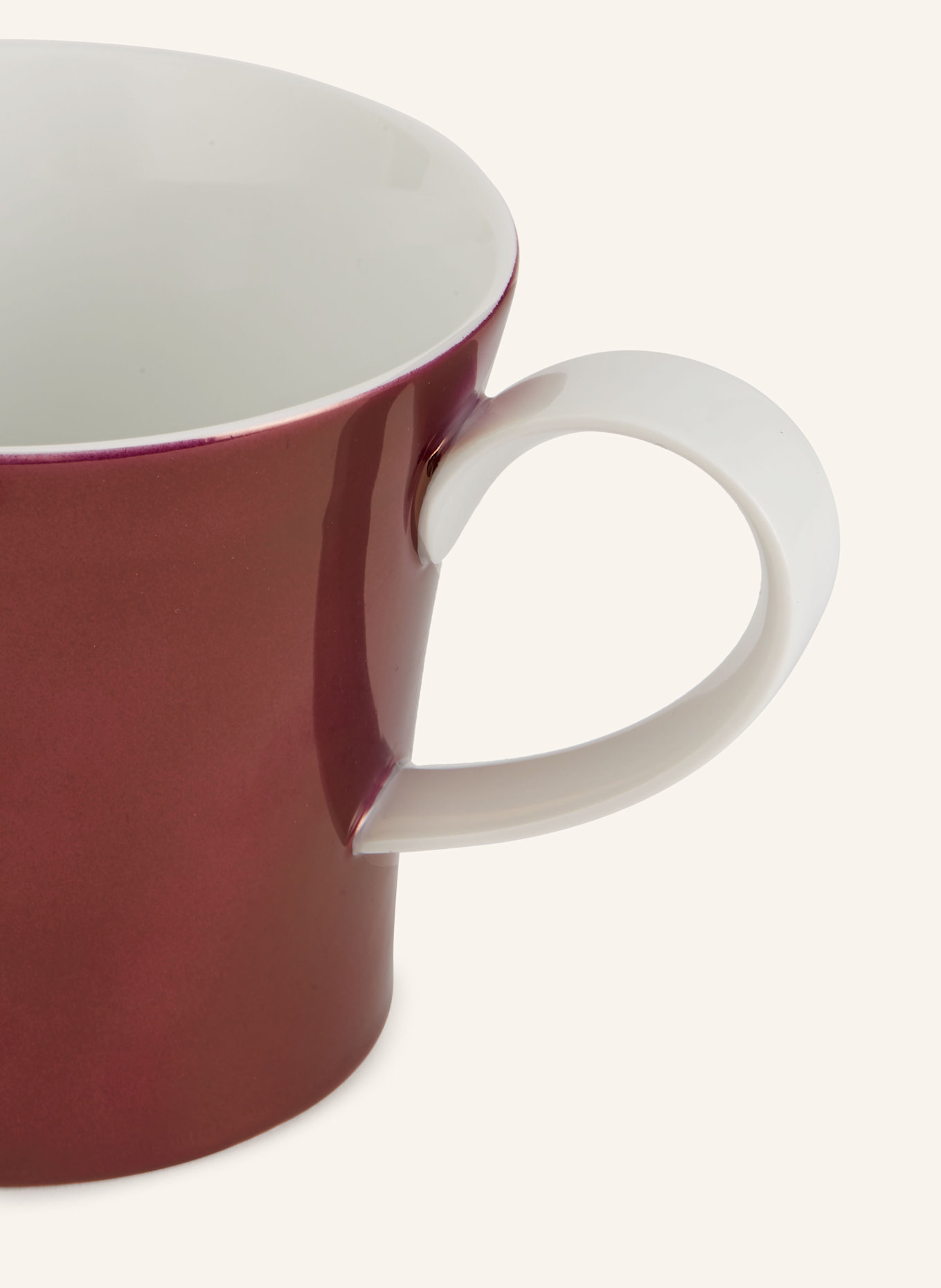 KPM Henkelbecher BERLIN WEDDING: DUNKELROT