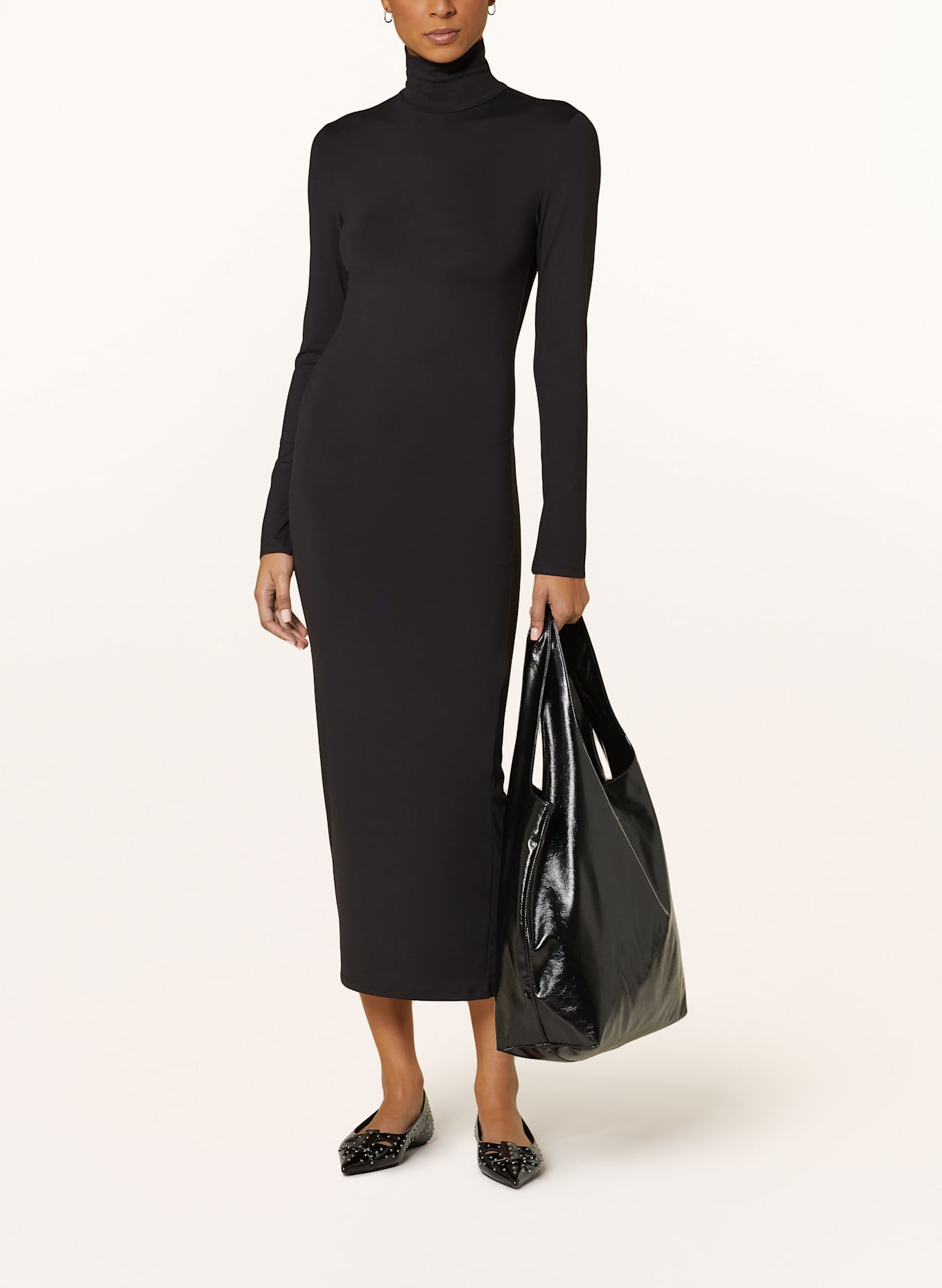 DANTE6 Jerseykleid D6RUNE: SCHWARZ