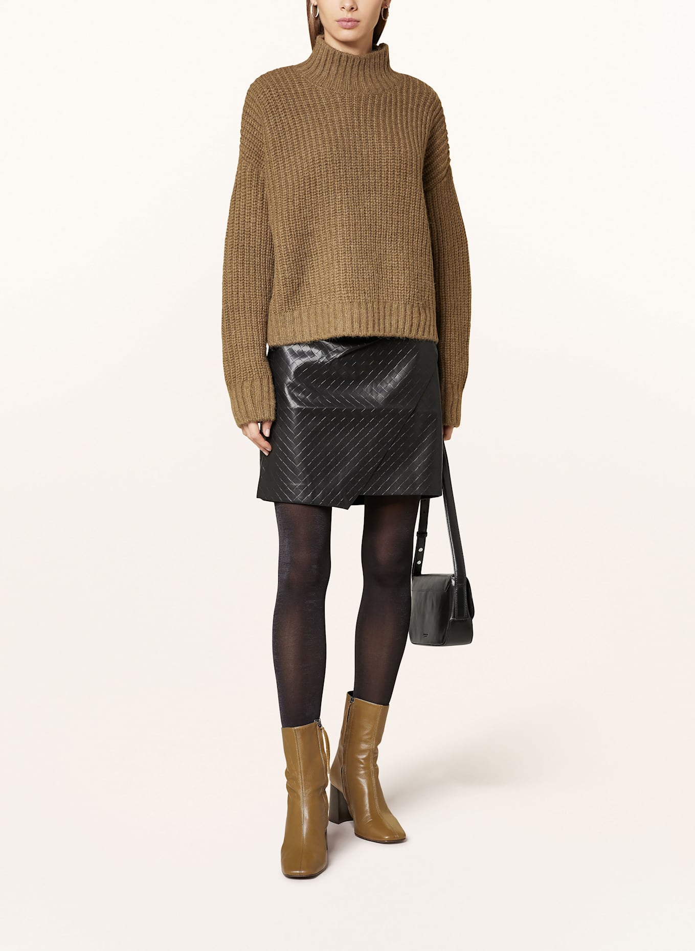 DANTE6 pullover T-shirts D6SINAI mit Alpaka, Farbe: KHAKI (Bild 2)