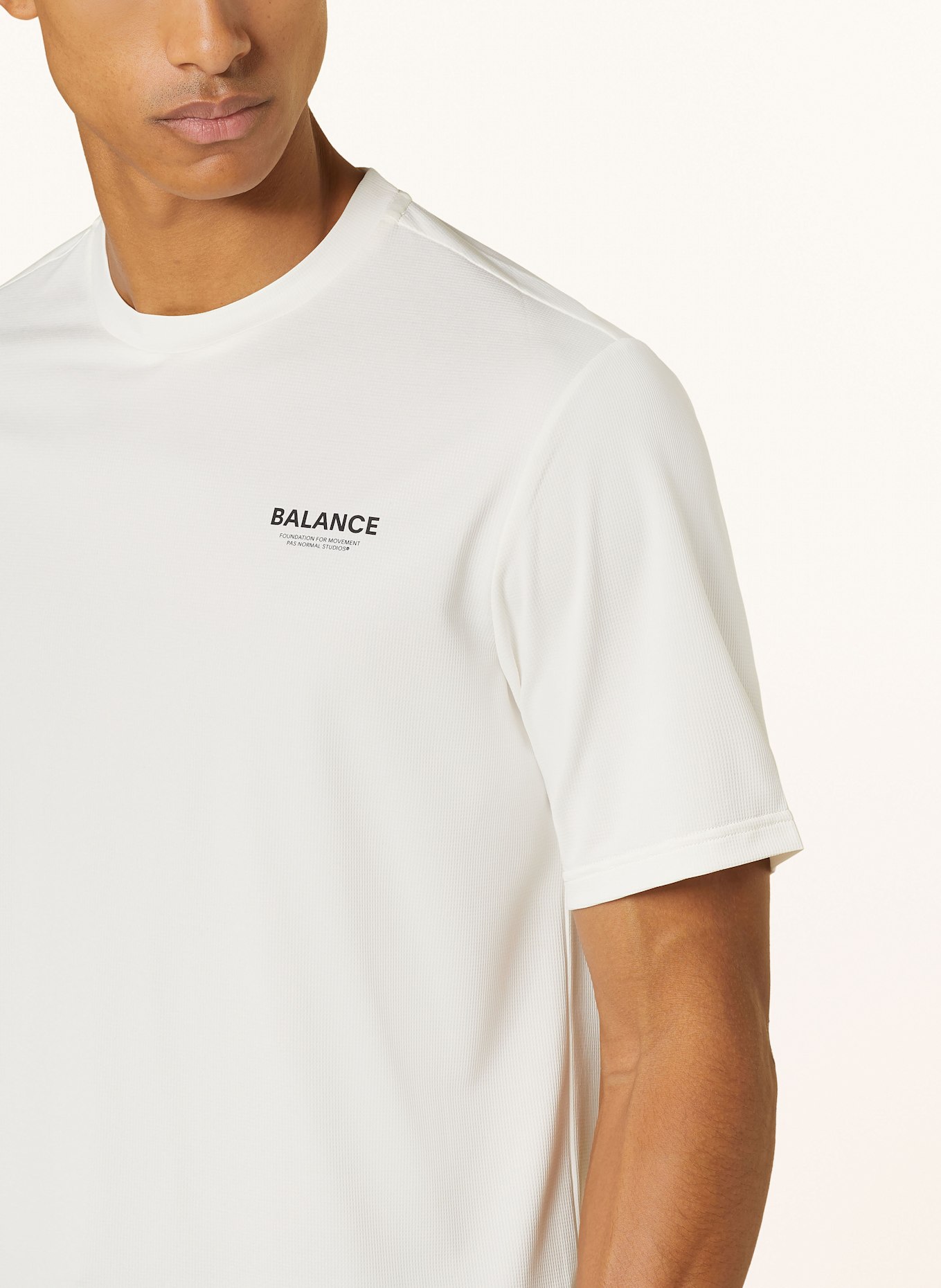 PAS NORMAL STUDIOS Running shirt BALANCE in white