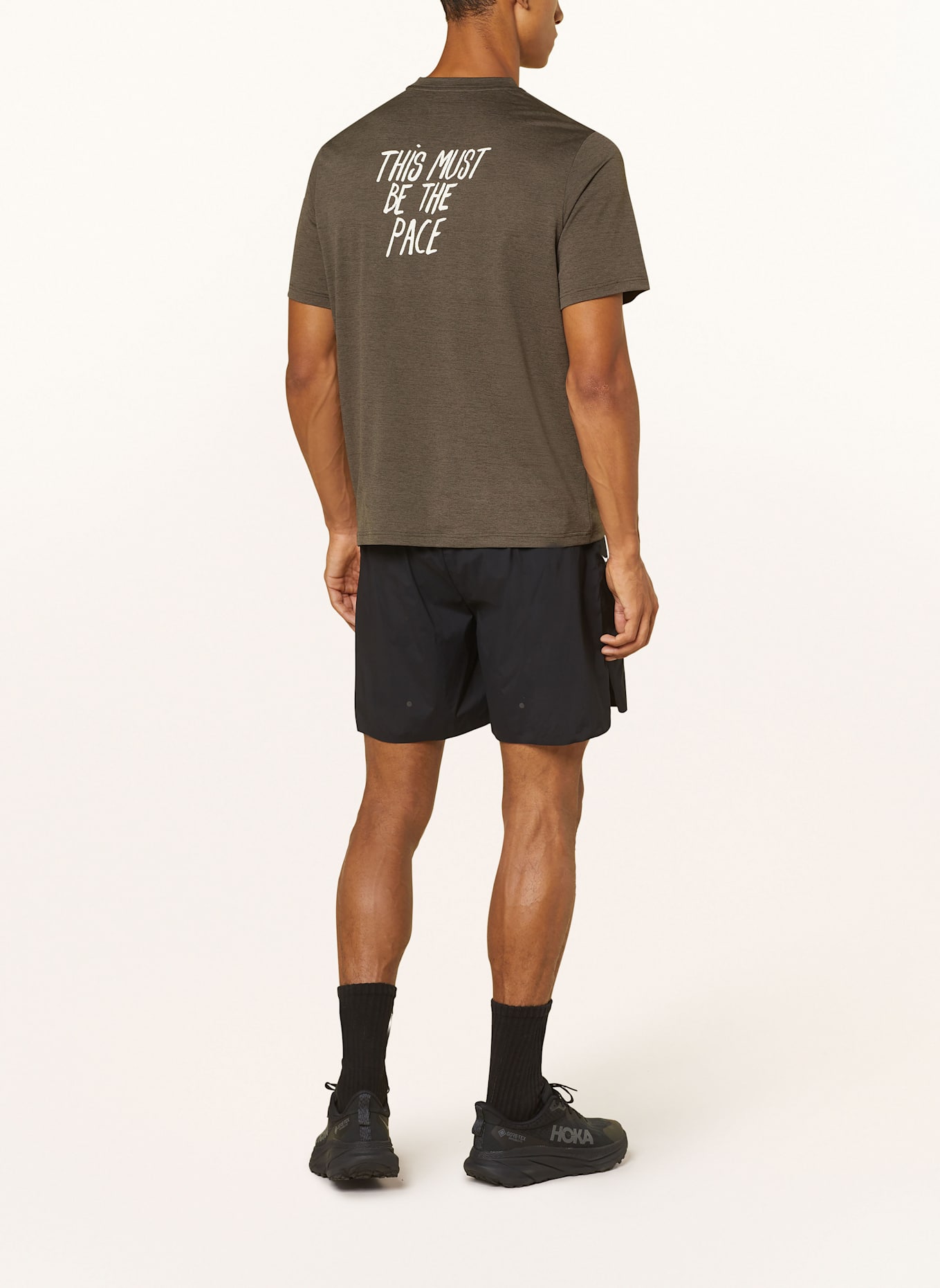 PAS NORMAL STUDIOS Running shirt BALANCE: KHAKI