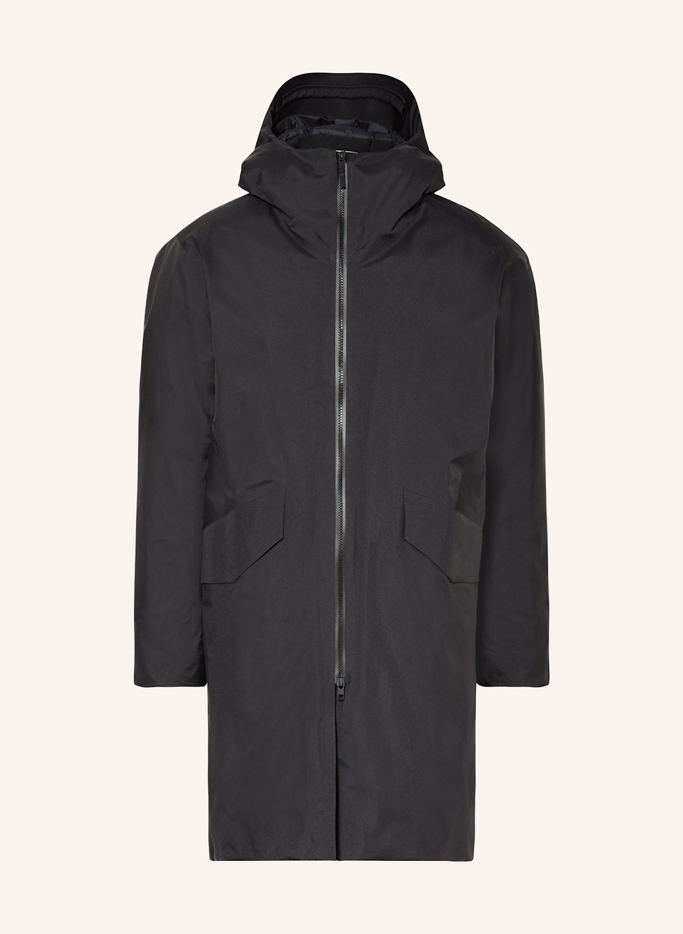 VEILANCE MONITOR down parka in black