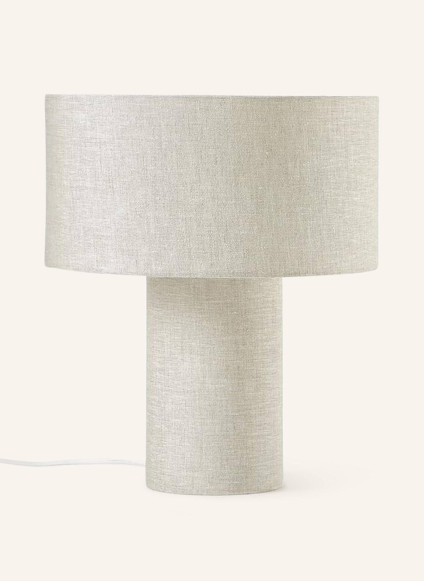 Westwing Collection Tischleuchte RON: CREME