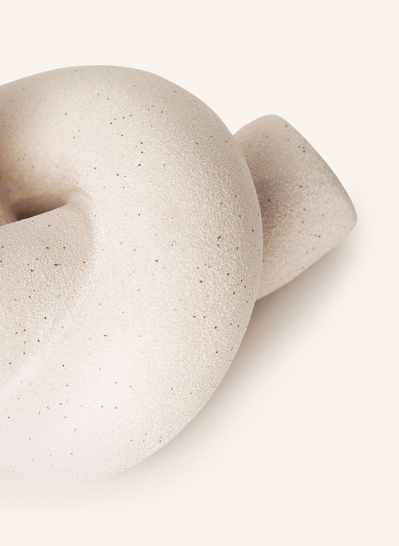 Westwing Collection Kerzenhalter NODO: CREME