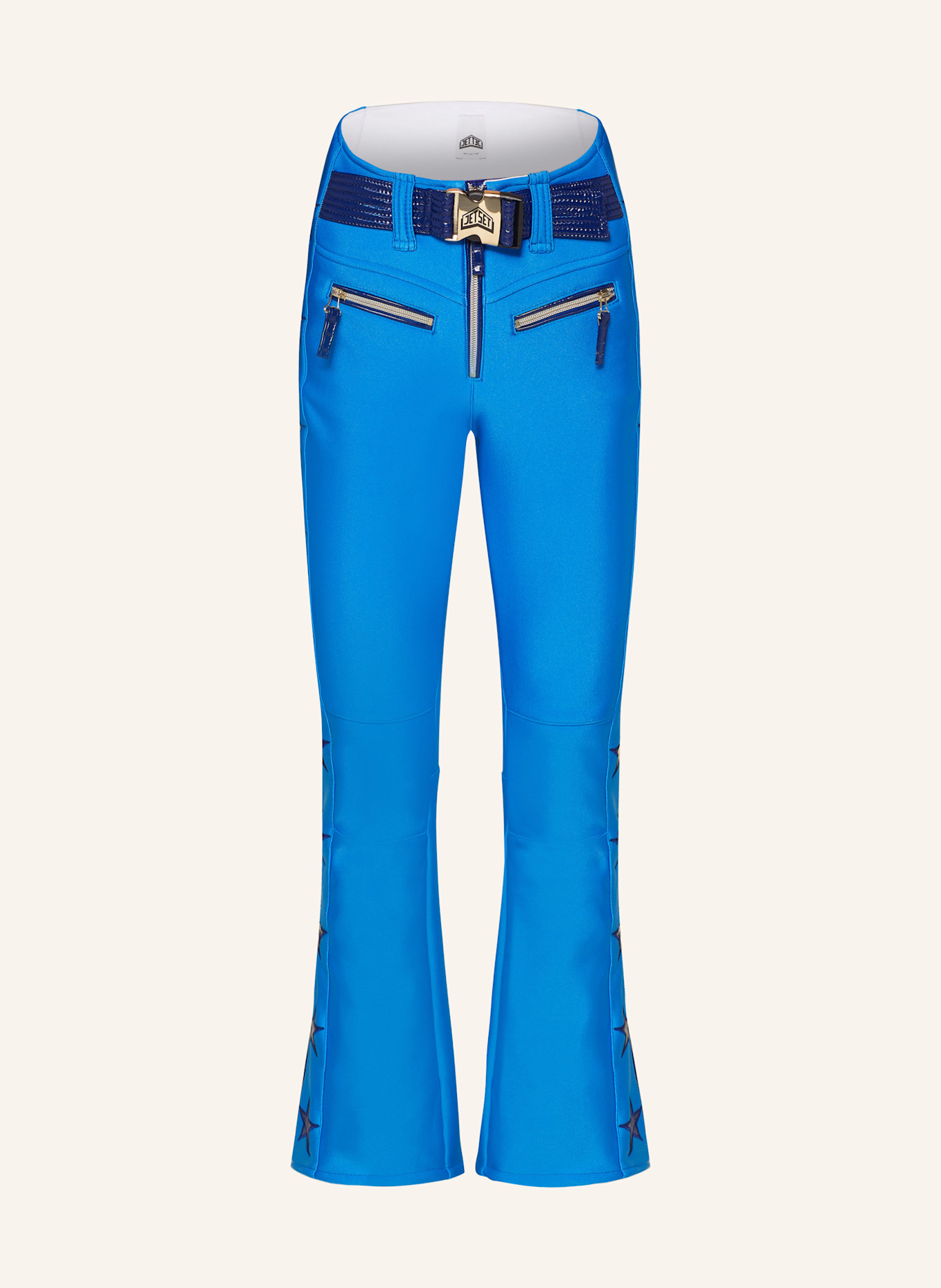JET SET Softshell ski pants TIBY in blue