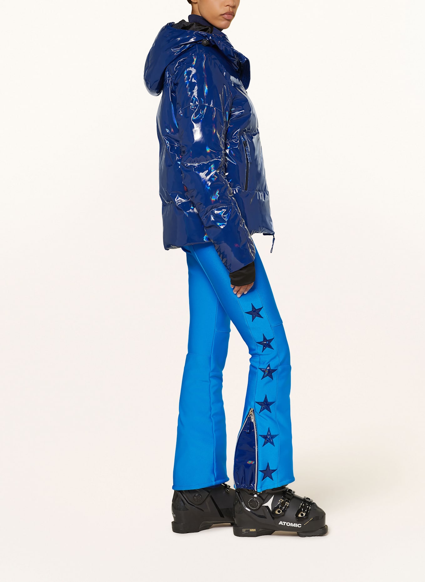 JET SET Softshell-Skihose TIBY: BLAU