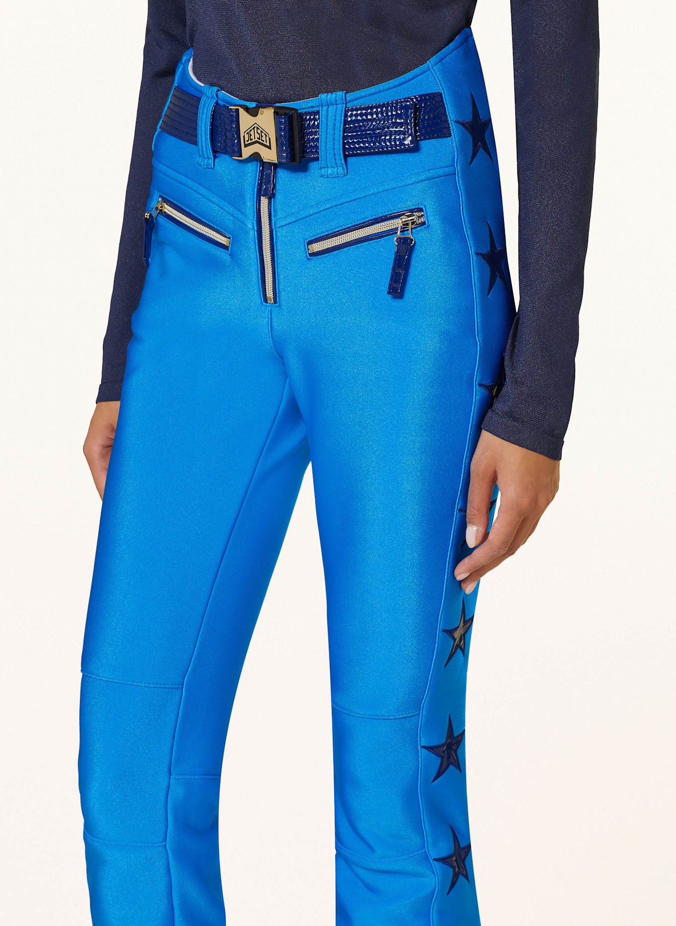 JET SET Softshell-Skihose TIBY: BLAU