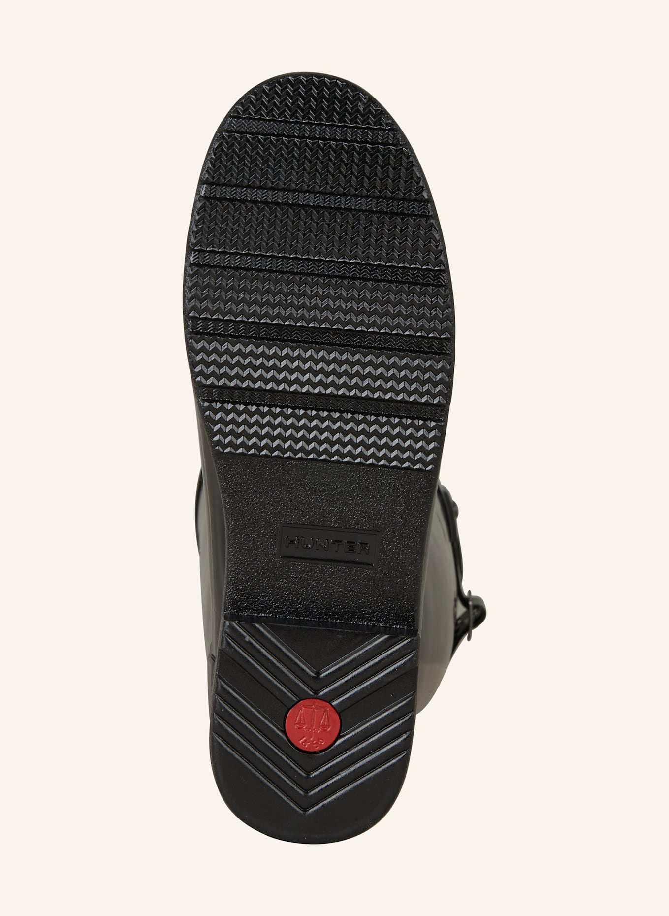 Tall gray hunter rain boots top