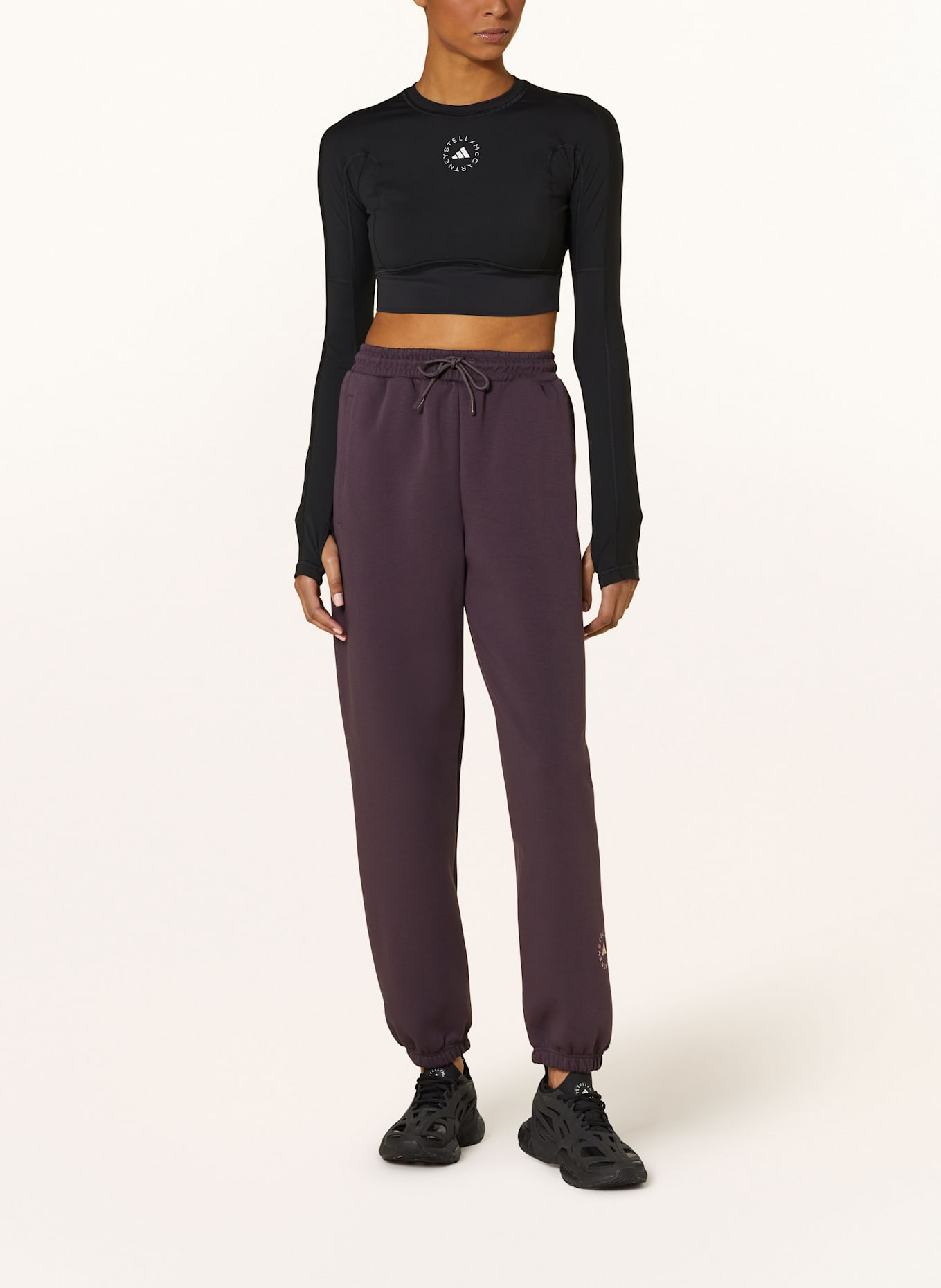 Adidas purple joggers outlet