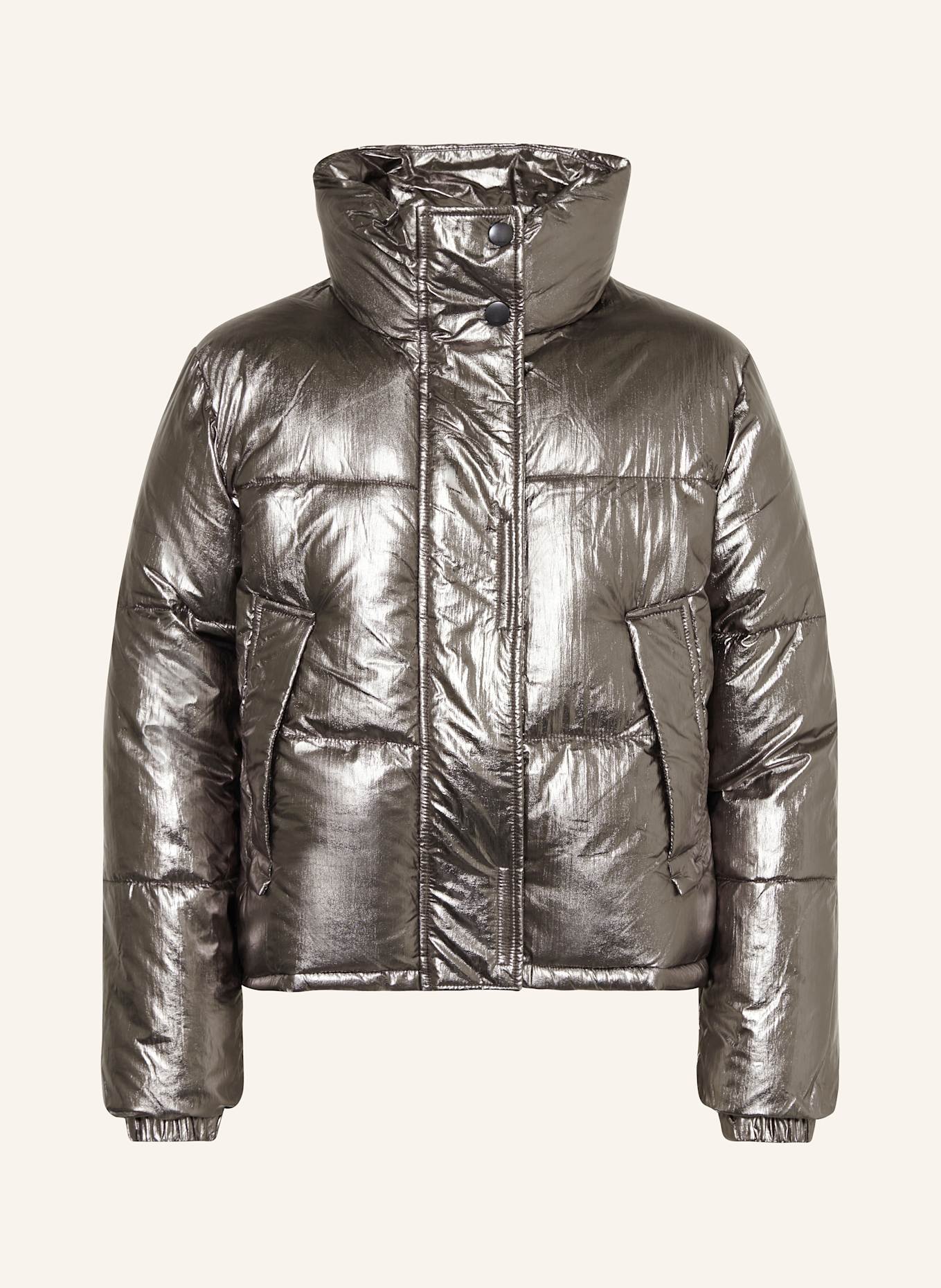 molo HANSINE quilted jacket: SILVER