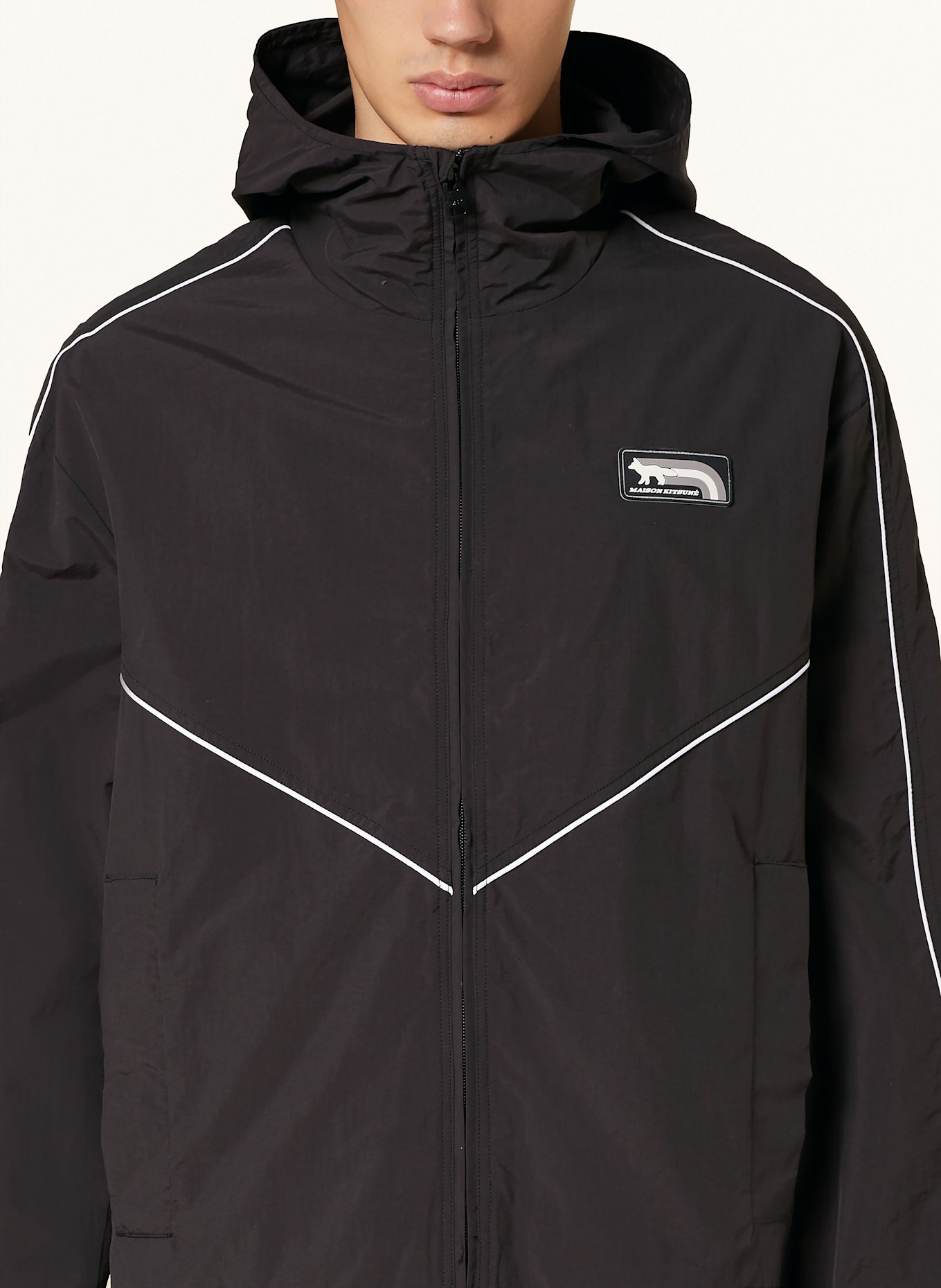 MAISON KITSUNÉ Kurtka: CZARNY