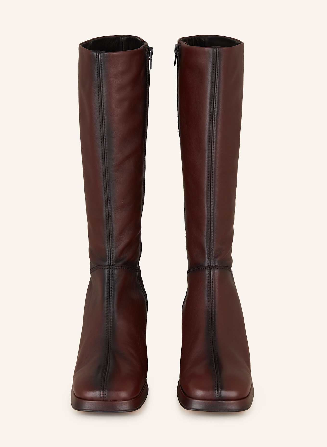 MIISTA Kozaki MAPLE: CIEMNOCZERWONY