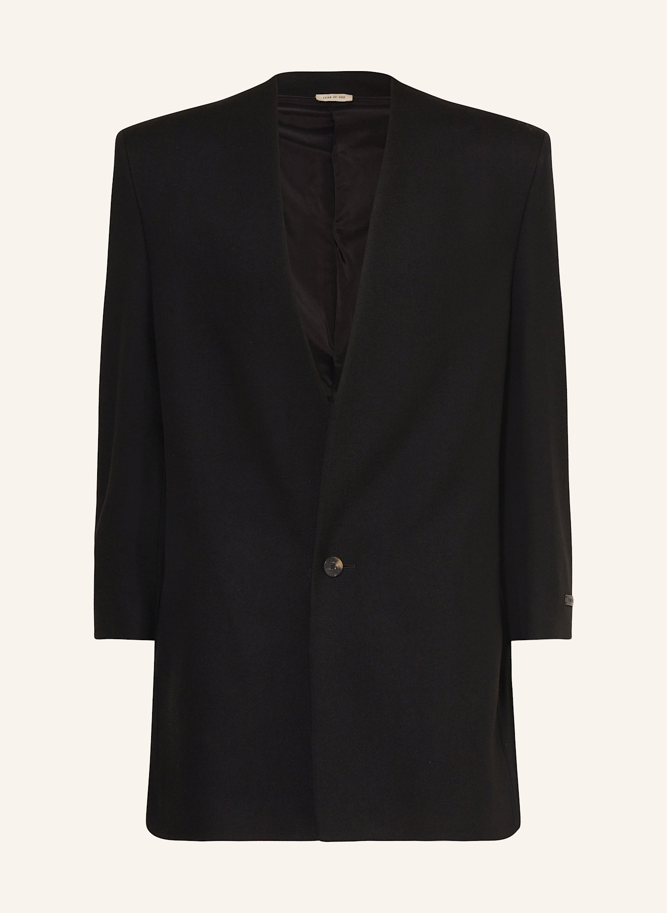 FEAR OF GOD Sakko Long Relaxed Fit: SCHWARZ