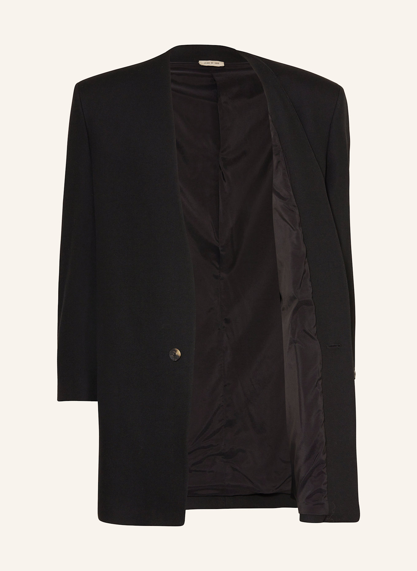 FEAR OF GOD Sakko Long Relaxed Fit: SCHWARZ