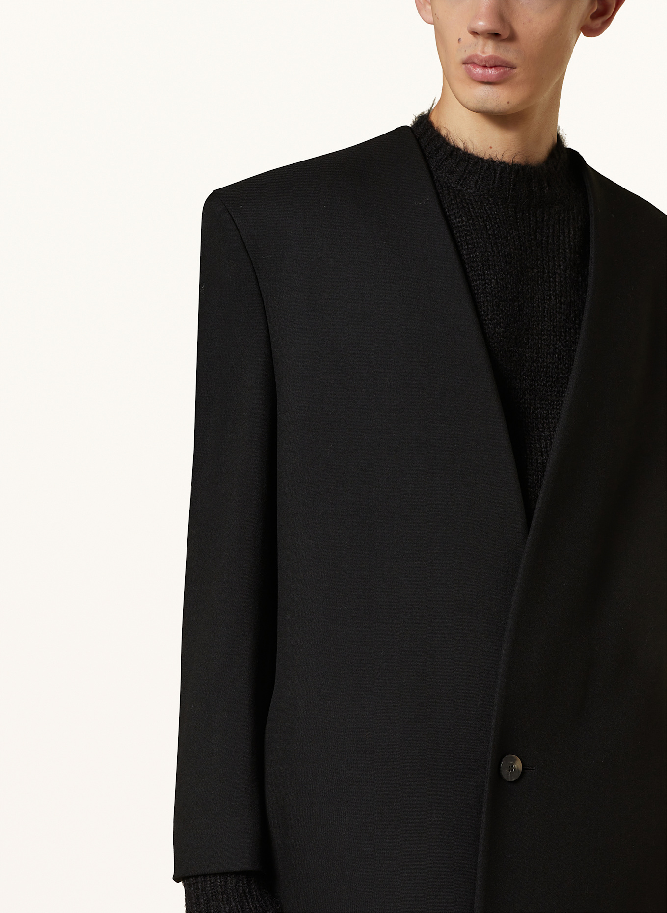 FEAR OF GOD Sakko Long Relaxed Fit: SCHWARZ