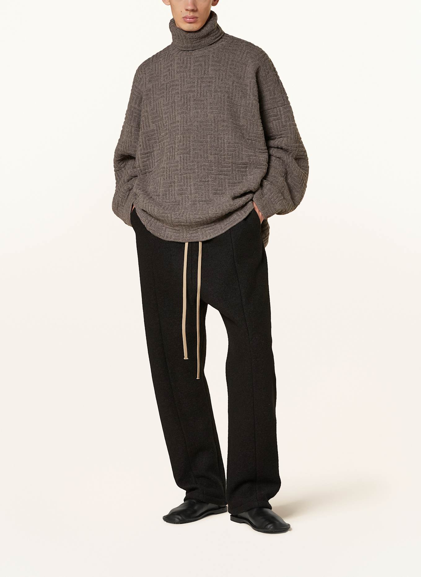 FEAR OF GOD Rollkragenpullover: TAUPE