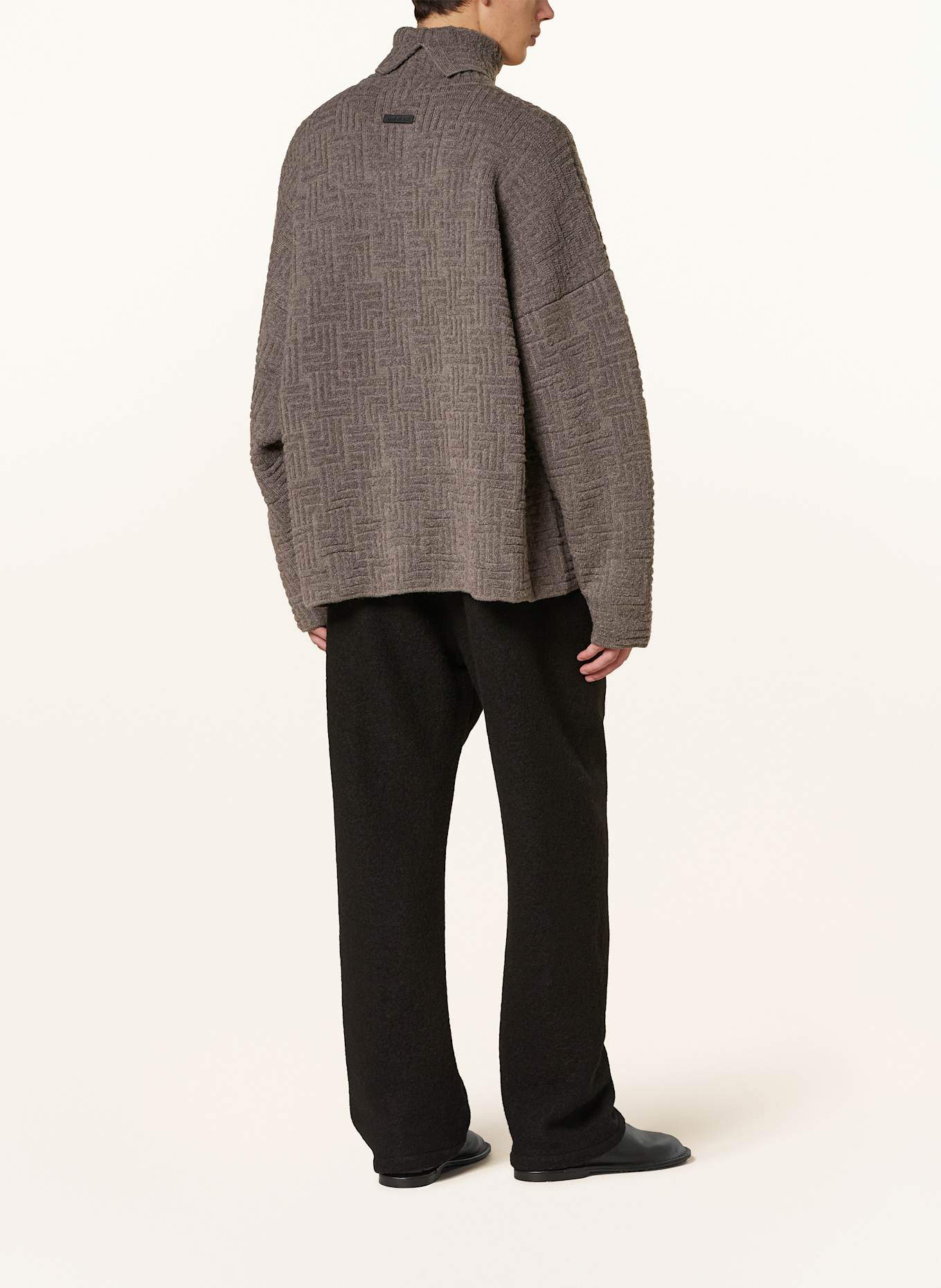 FEAR OF GOD Rollkragenpullover: TAUPE