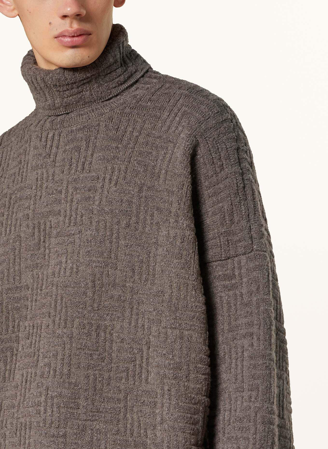 FEAR OF GOD Rollkragenpullover: TAUPE