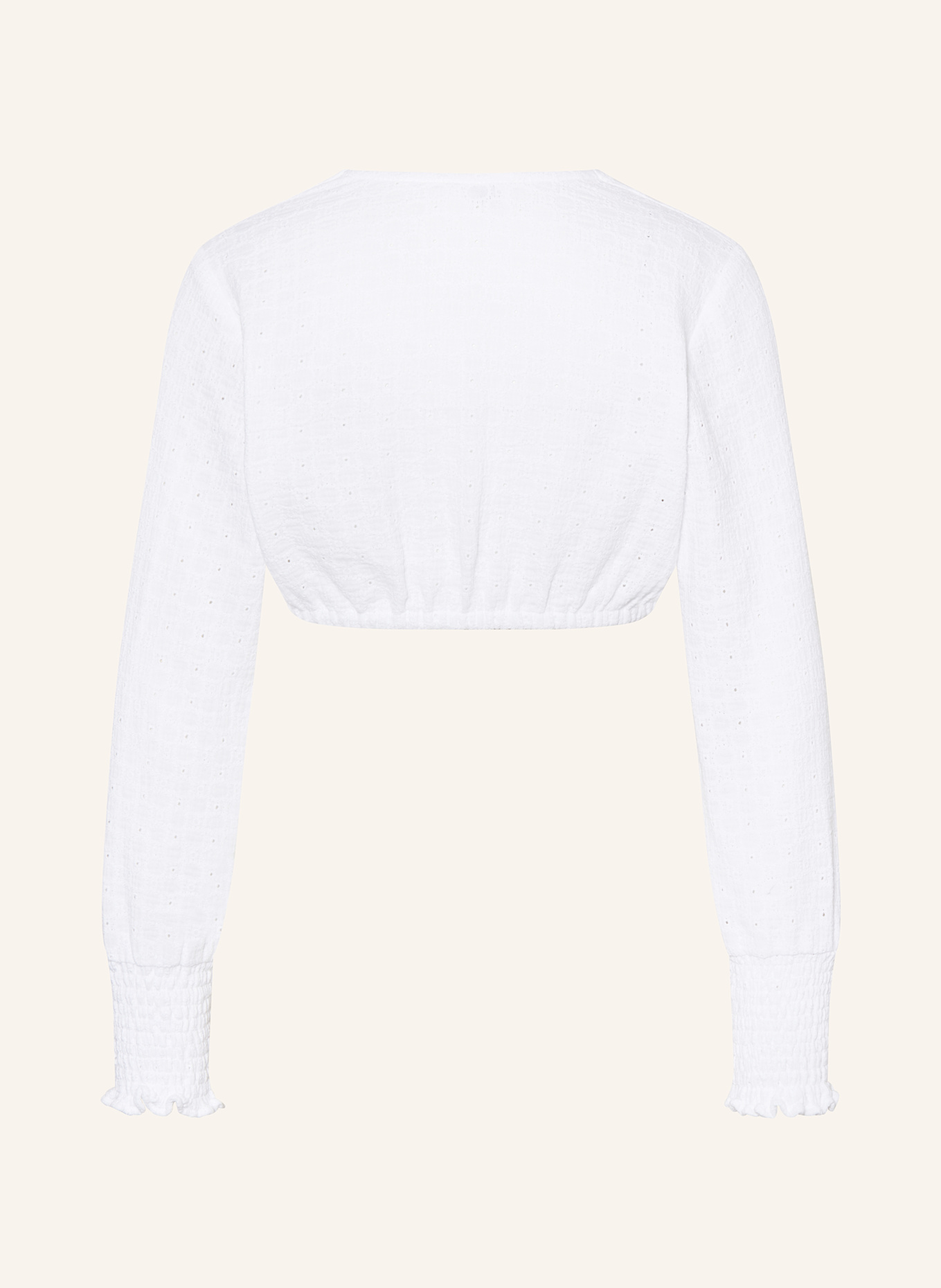 anno domini Dirndlbluse ILSE aus Lochspitze: WEISS