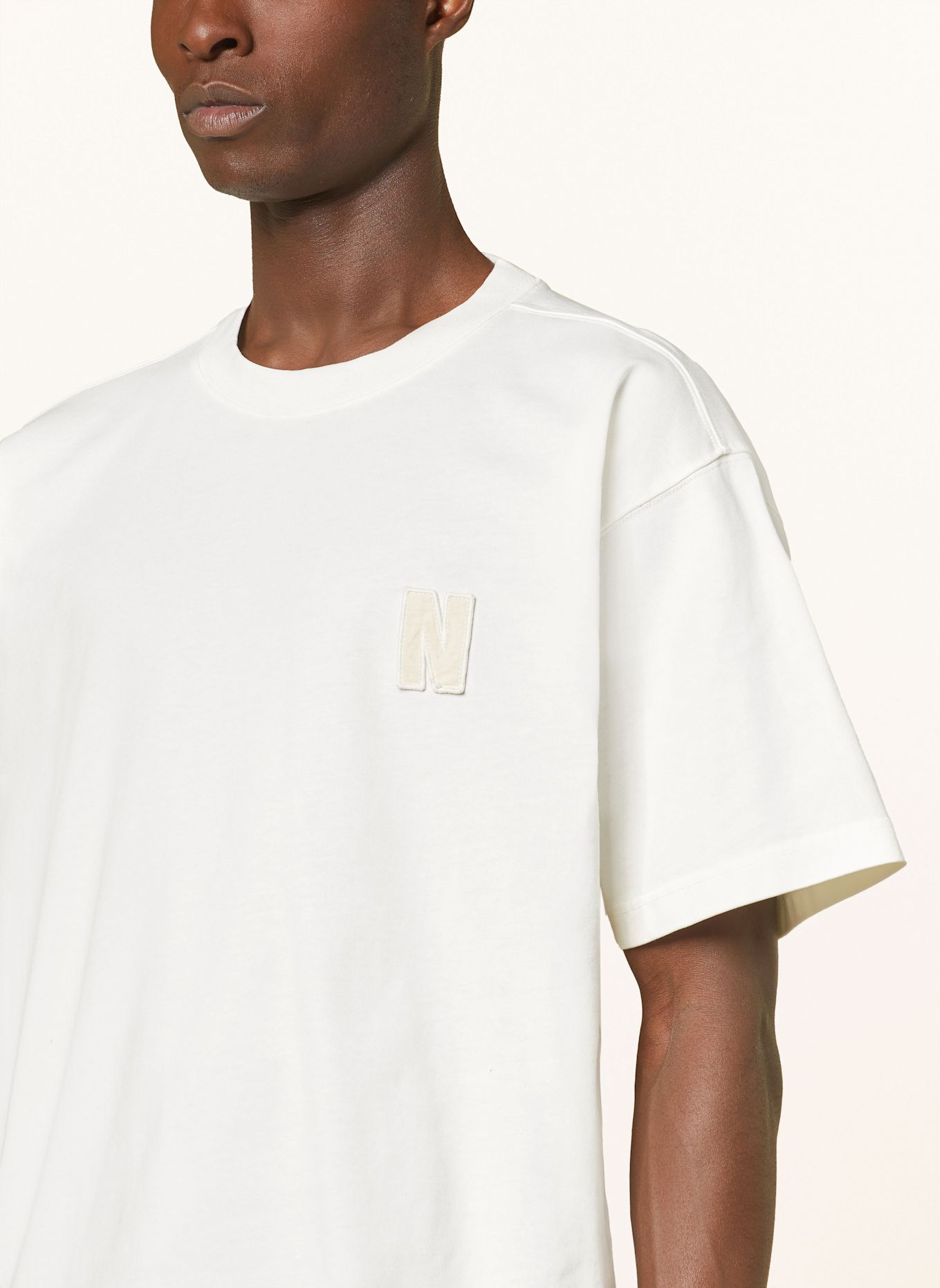 NORSE PROJECTS T-shirt SIMON, Color: ECRU (Image 4)
