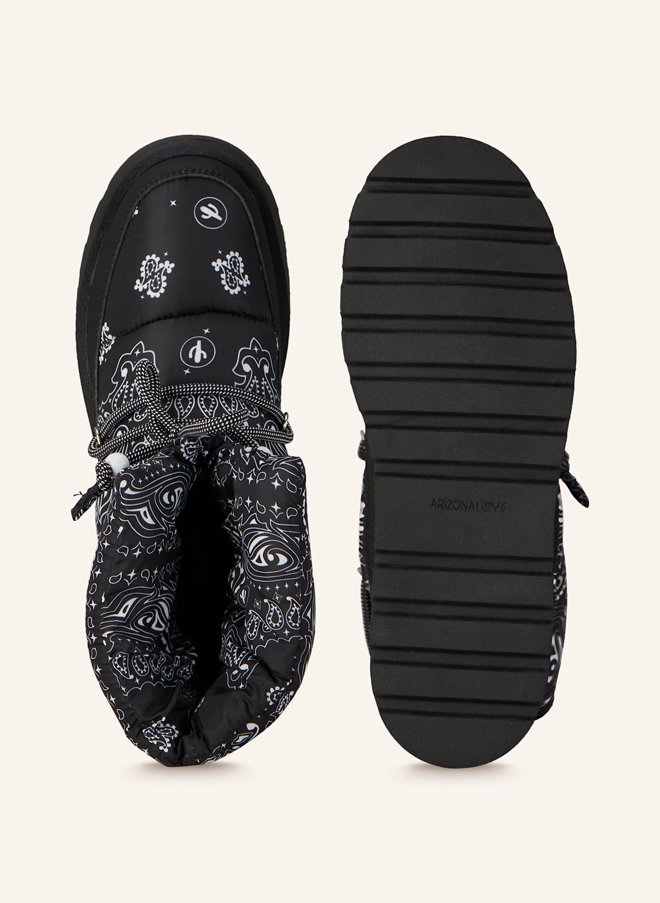 ARIZONA LOVE Schnürboots SNOW: SCHWARZ