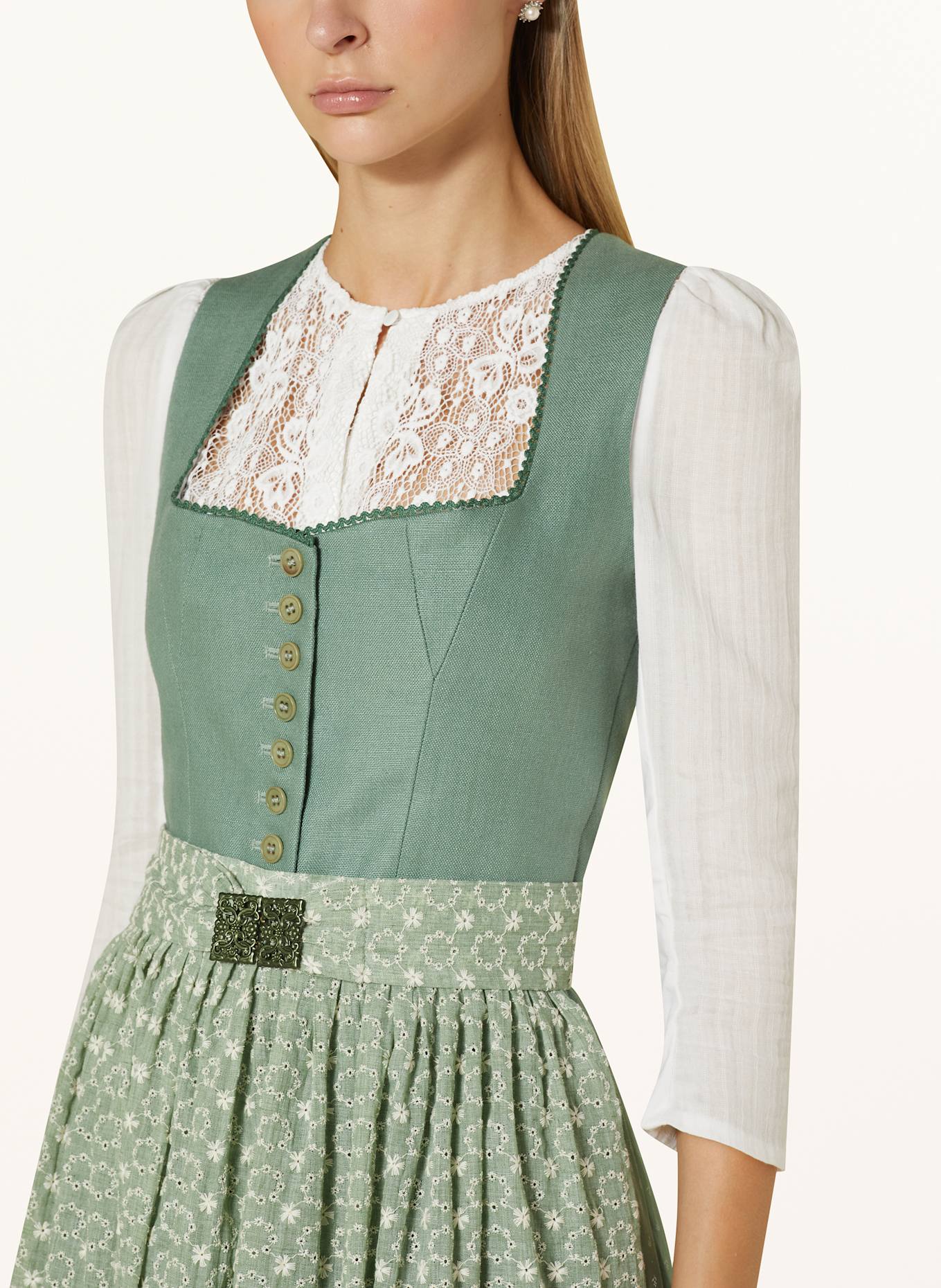Gottseidank Dirndl blouse ANASTASIA: WHITE