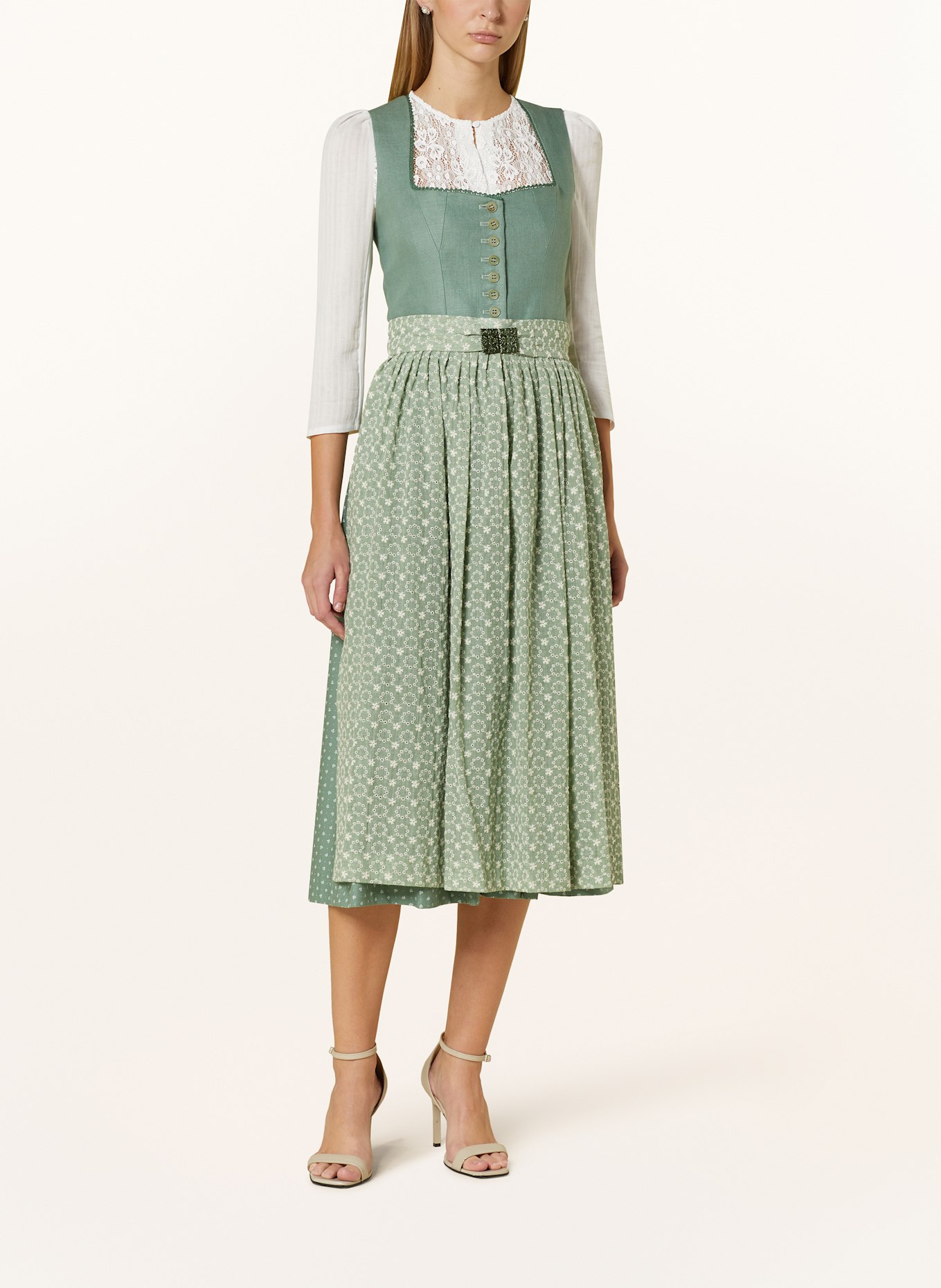 Gottseidank Dirndl blouse ANASTASIA: WHITE