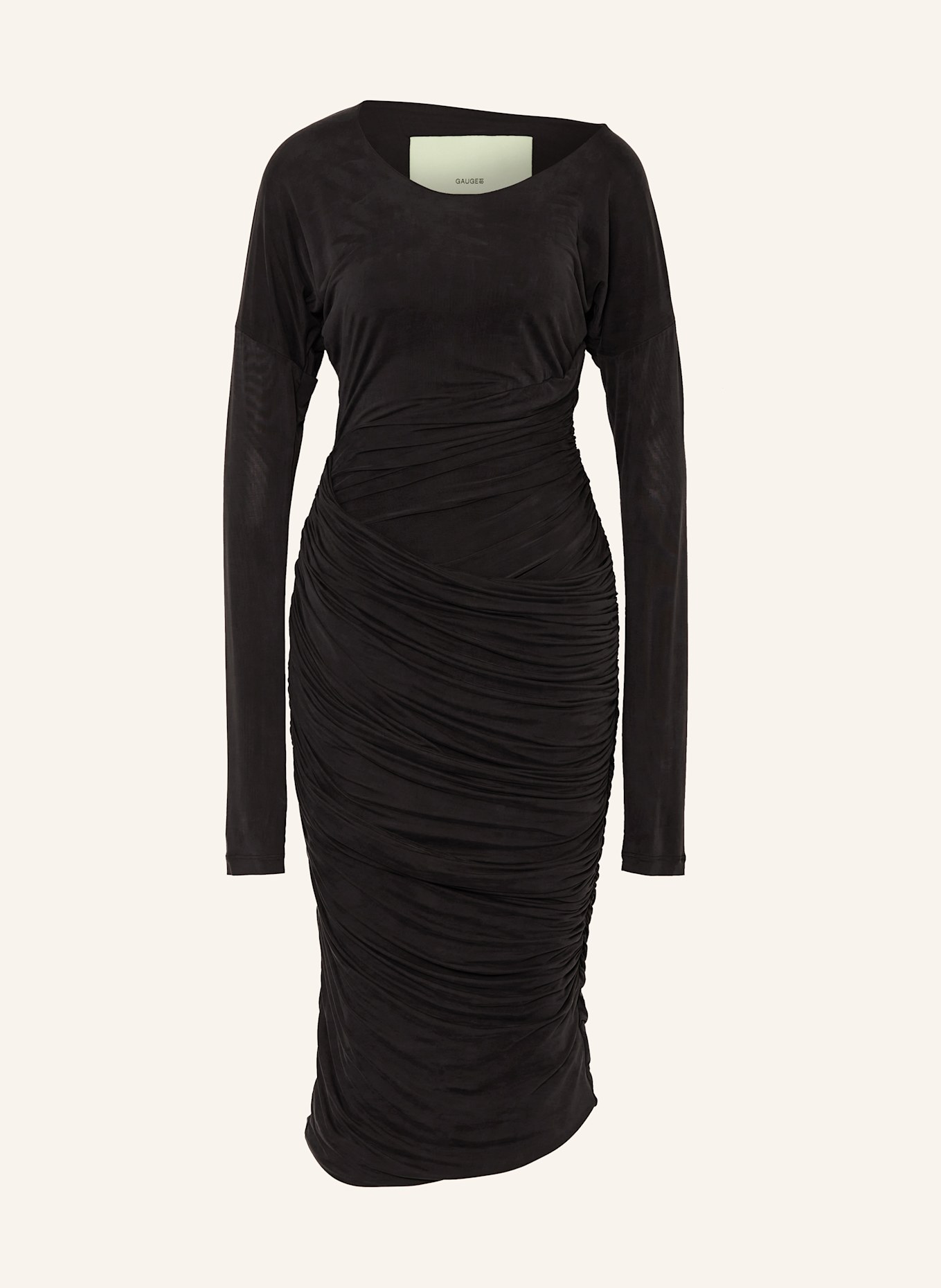 GAUGE81 Kleid CATALO: SCHWARZ